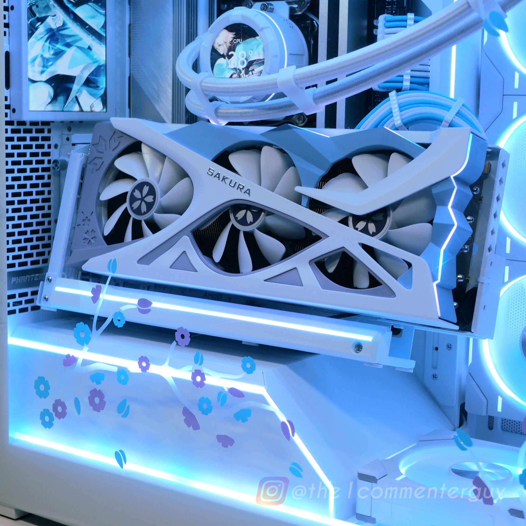 🌸Sakura👰🏻‍♀️NV5 🩵|💜 Ryzen 7800X3D, RX 7800XT, 32GB RAM, 2TB nvme White gaming pc