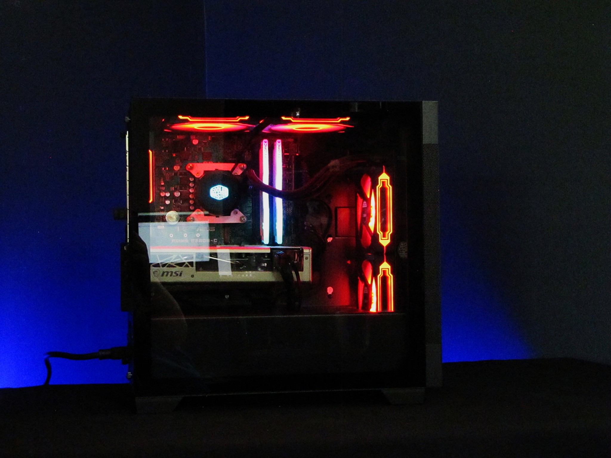 Custom Gaming PC Build, i7-9700, 16GB, MSI RX 5700 8GB DDR6, 800GB Intel SSD