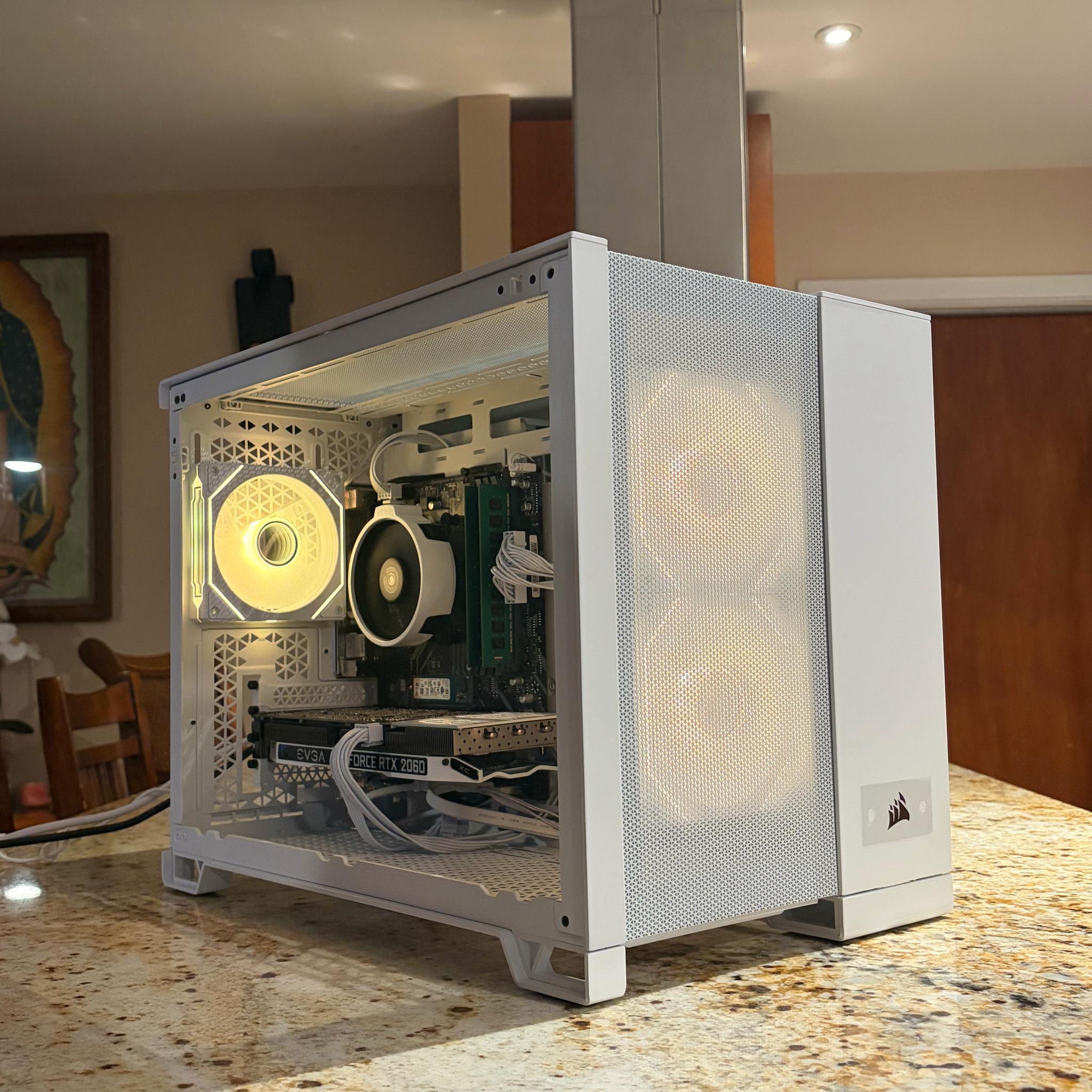 White Gaming PC | RTX 2060 6GB | RYZEN 7 2700X| 16GB RAM | 500GB SSD | Wi-Fi + Bluetooth