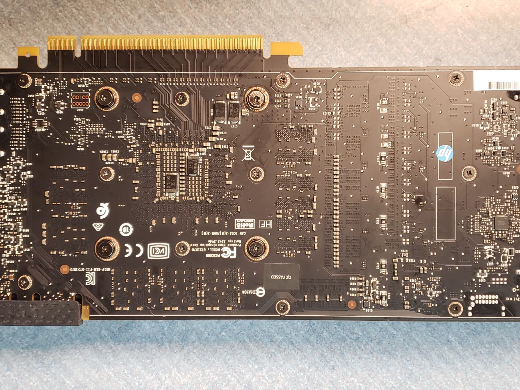 HP OEM GTX 1070 graphics card
