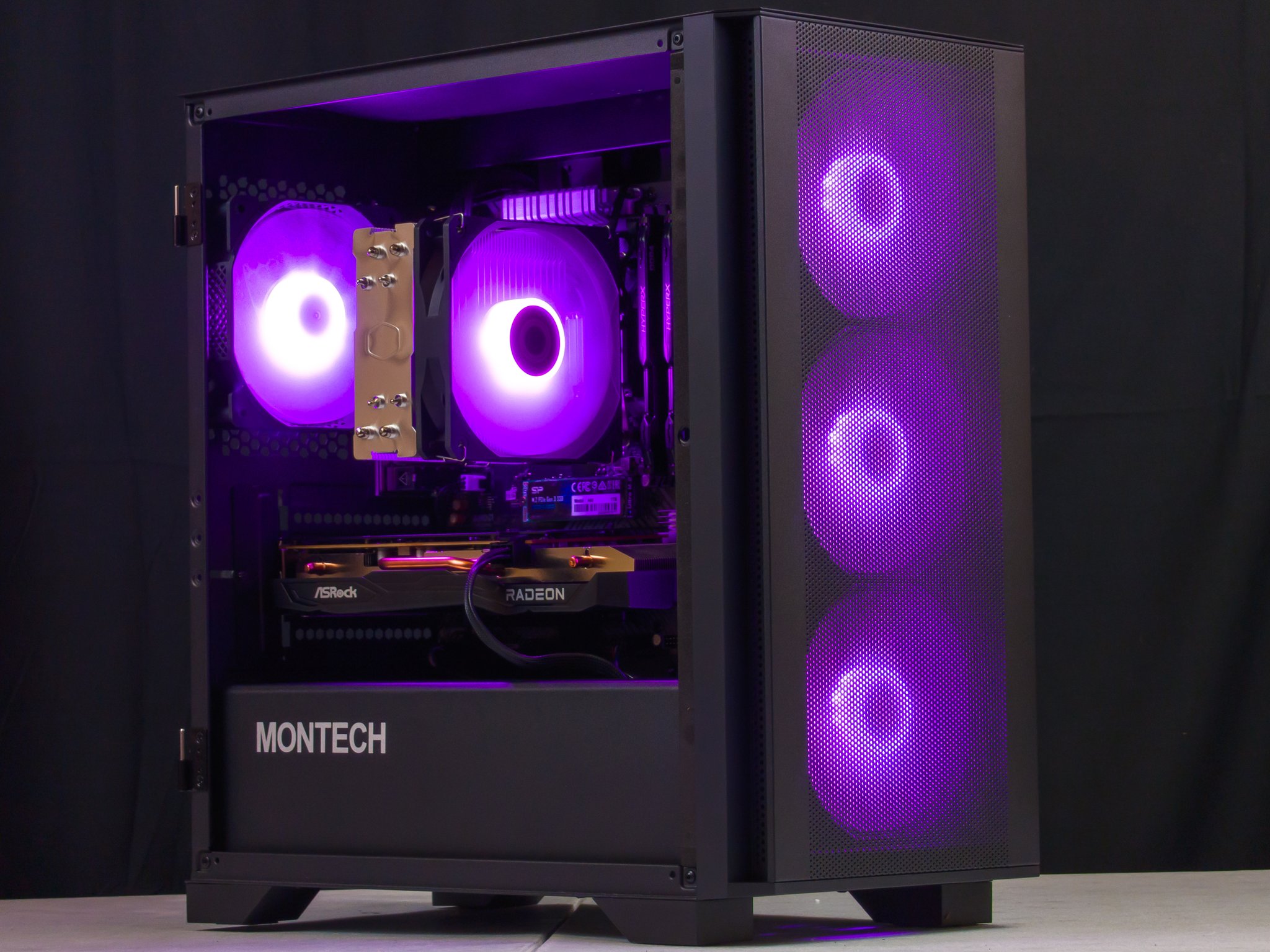 💜🖤 RX 7600 / Ryzen 5 3600 / 16GB Gaming PC 🖤💜