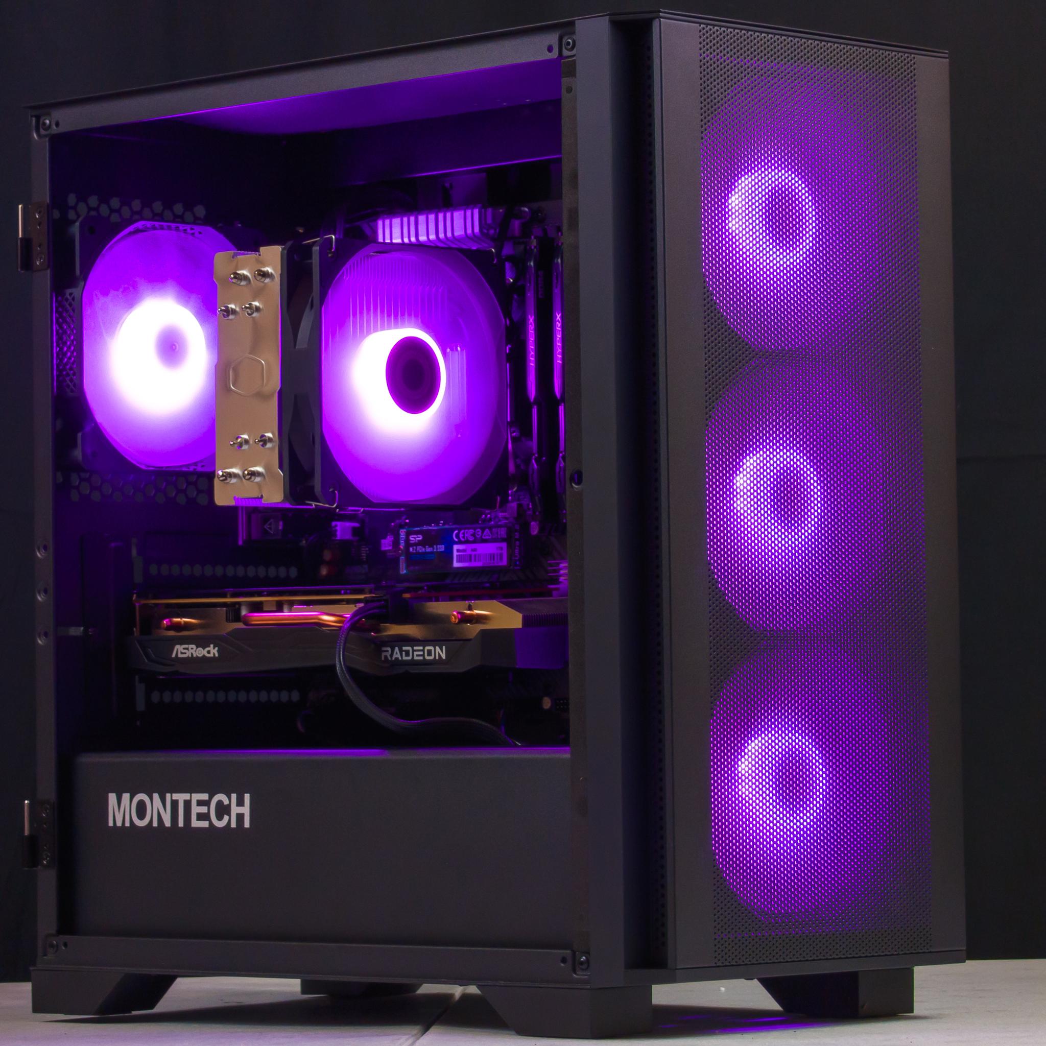 💜🖤 RX 7600 / Ryzen 5 3600 / 16GB Gaming PC 🖤💜