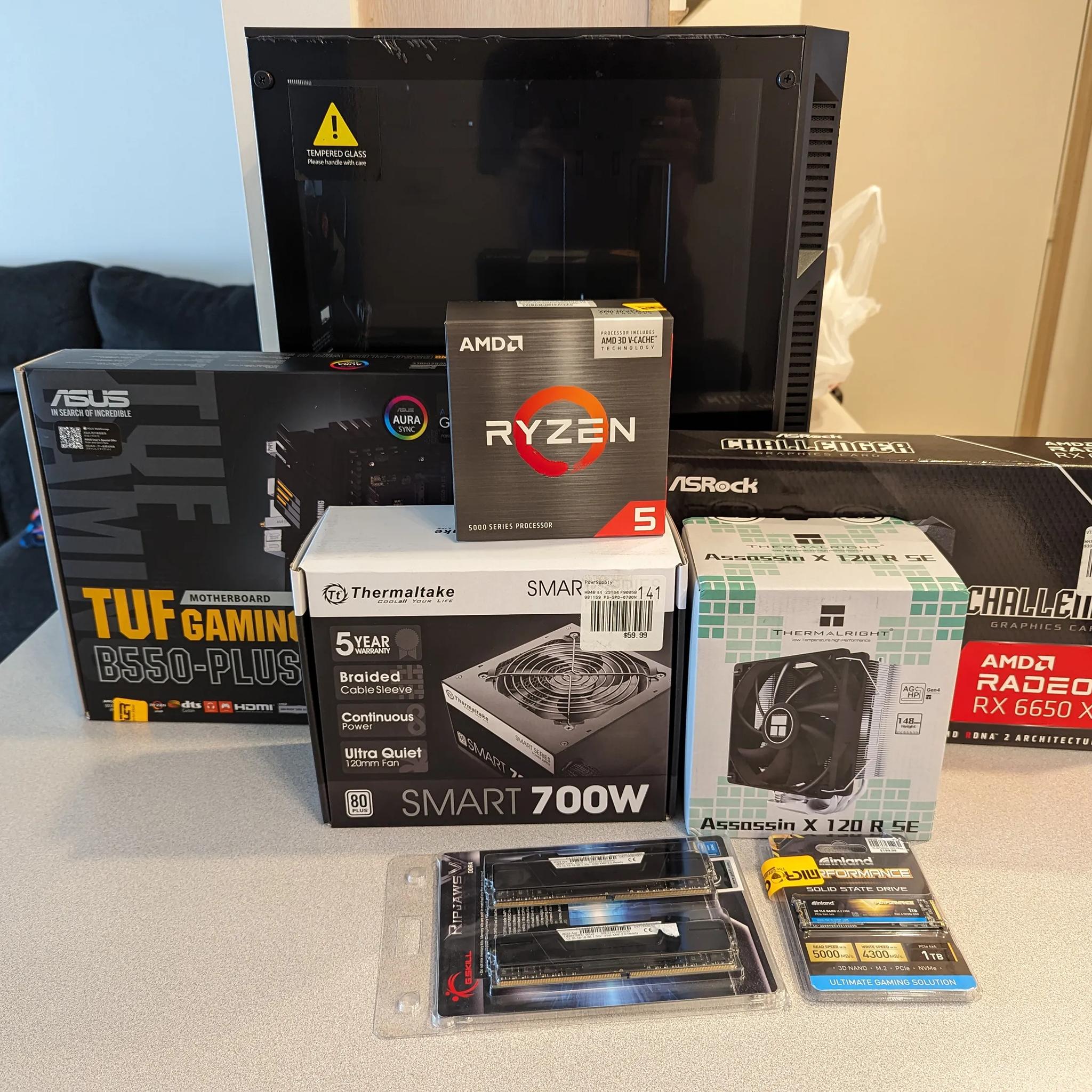 Ryzen 5 5600X3D / RX 6650 XT - Gaming PC