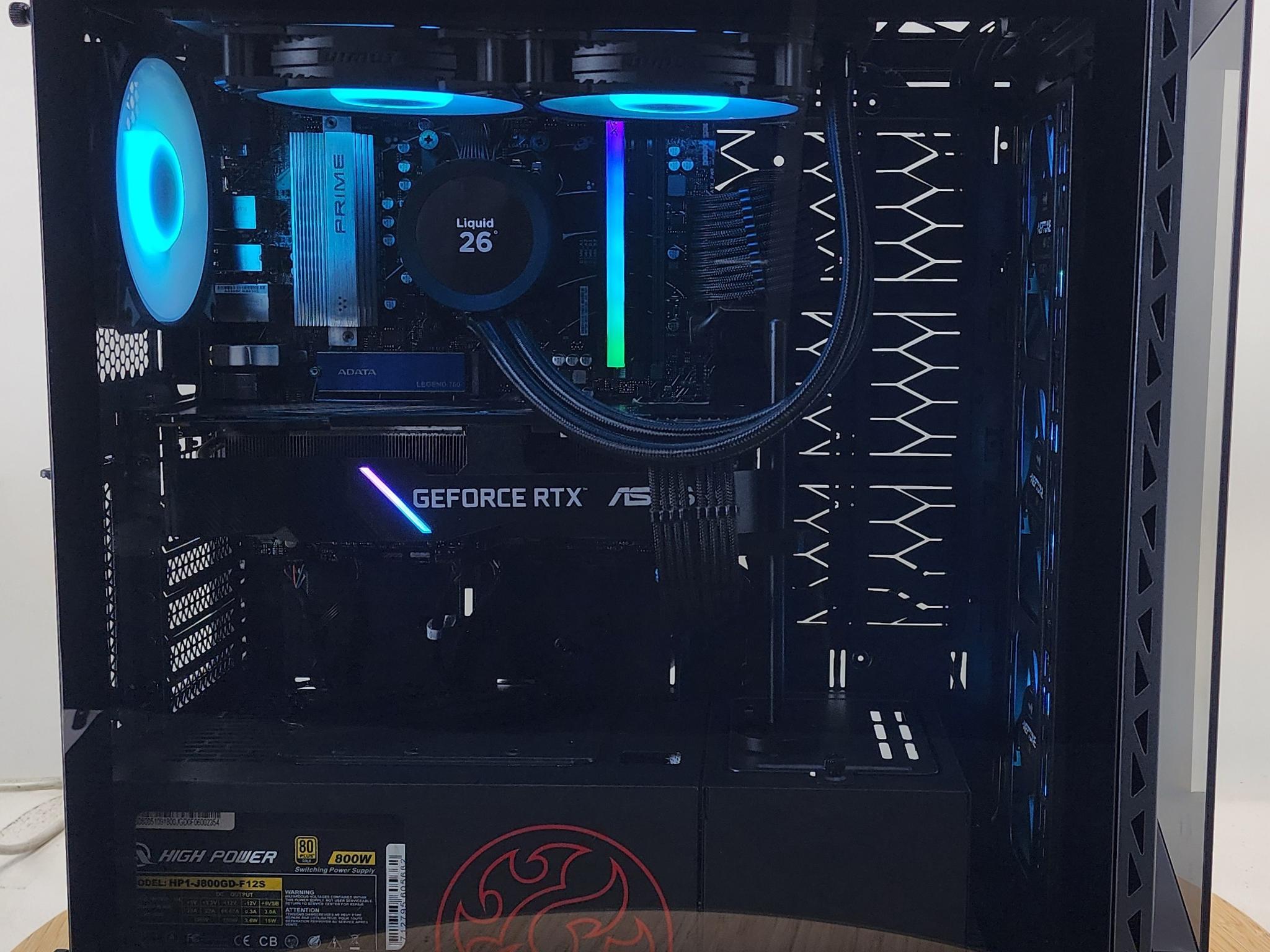 Gaming PC Ryzen 7 7700X 16GB RAM 1TB SSD RTX 2070 SUPER 8GB Windows 11 Computer