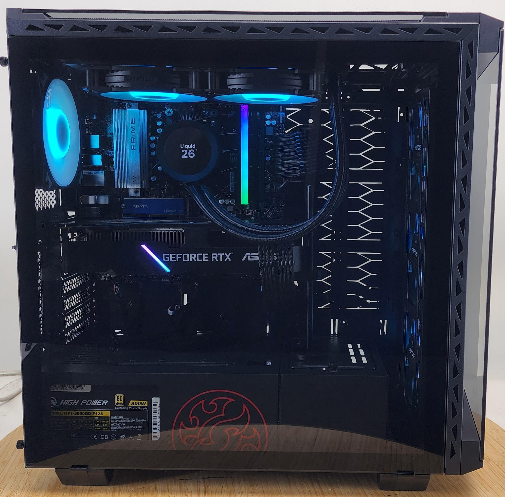 Gaming PC Ryzen 7 7700X 16GB RAM 1TB SSD RTX 2070 SUPER 8GB Windows 11 Computer