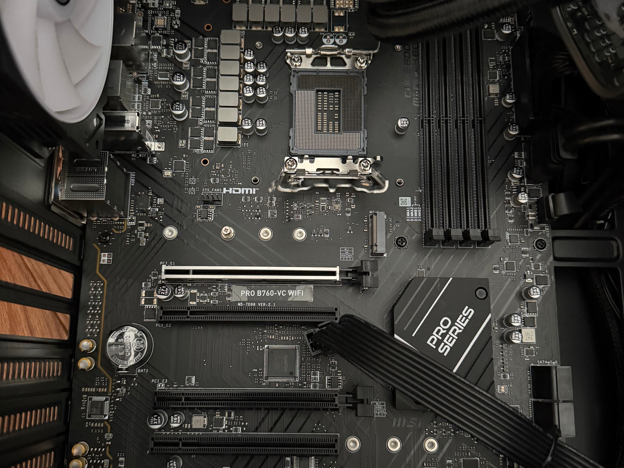 MSI PRO B760-VC WIFI Intel ATX DDR5 Motherboard (Board & I/O Shield Only)