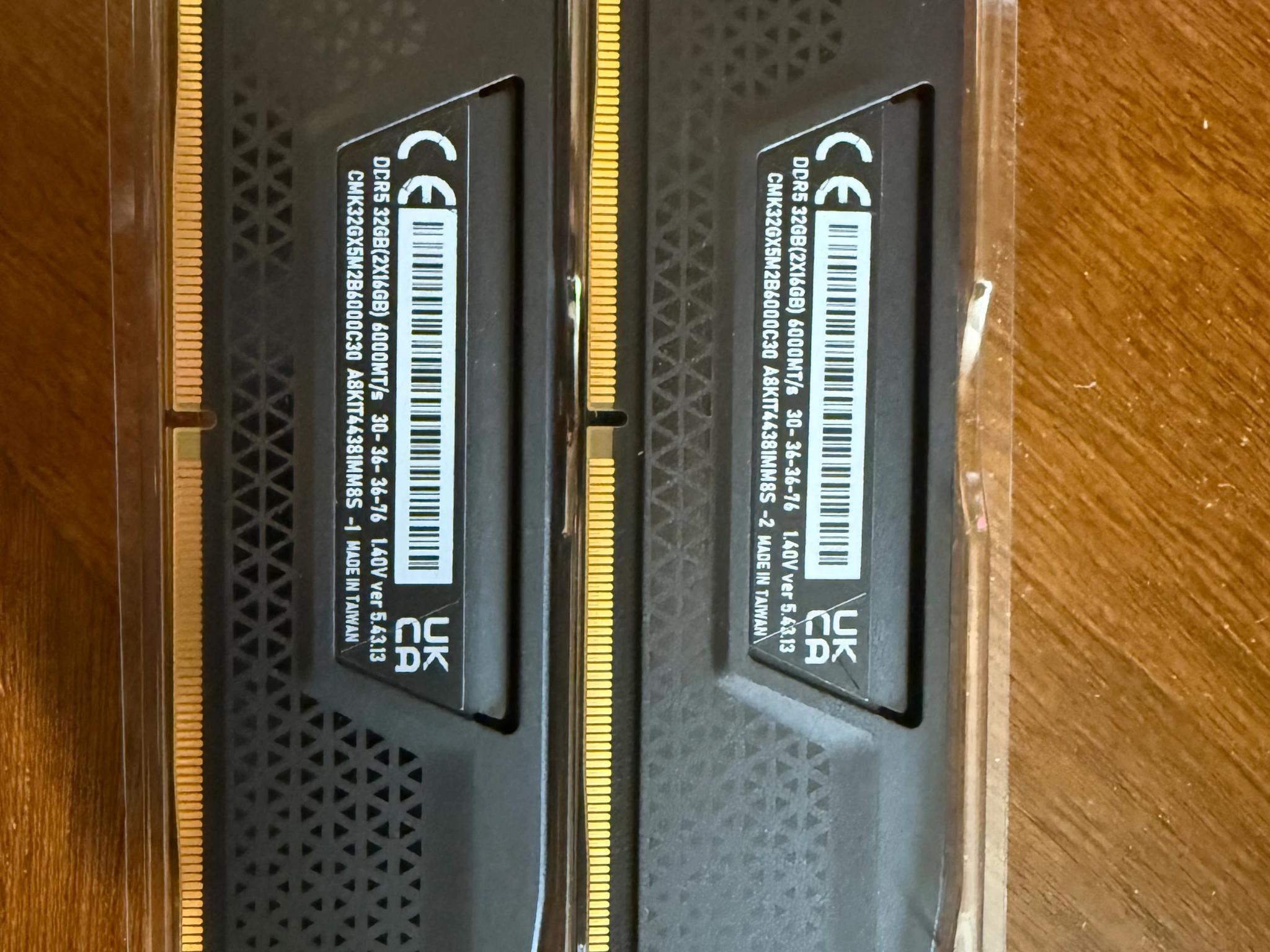 Corsair Vengance 32 GB 6000 MHz