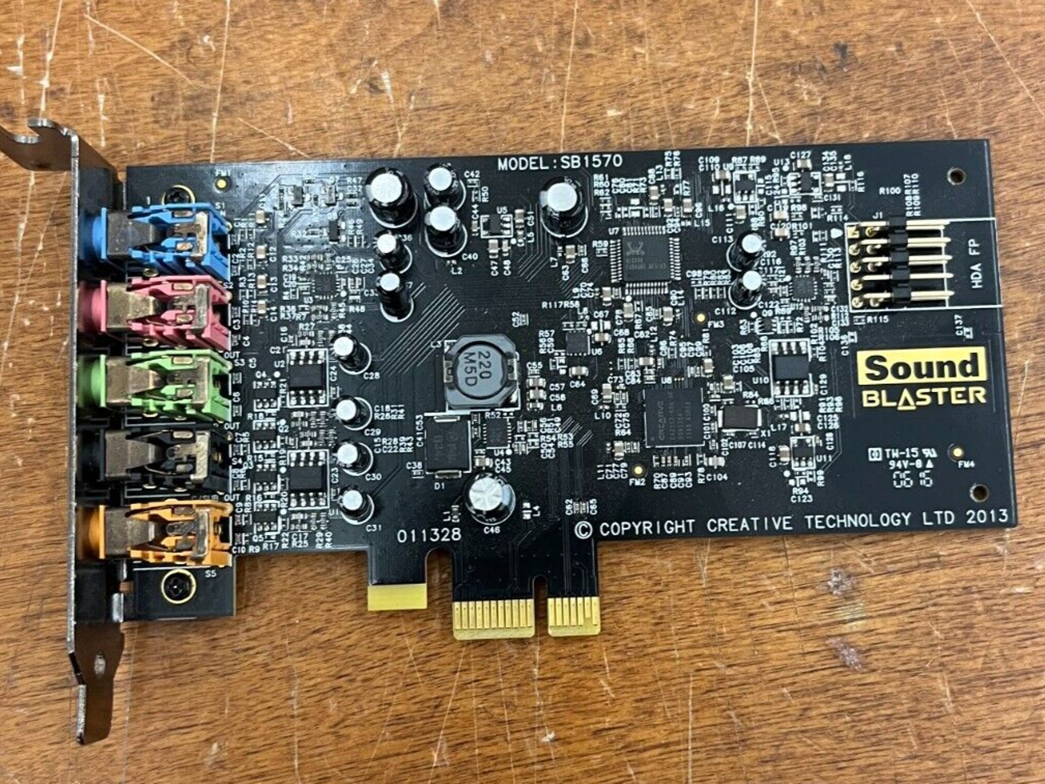 Sound Blaster Audigy FX SB1570 PCIE 5.1 Sound Card