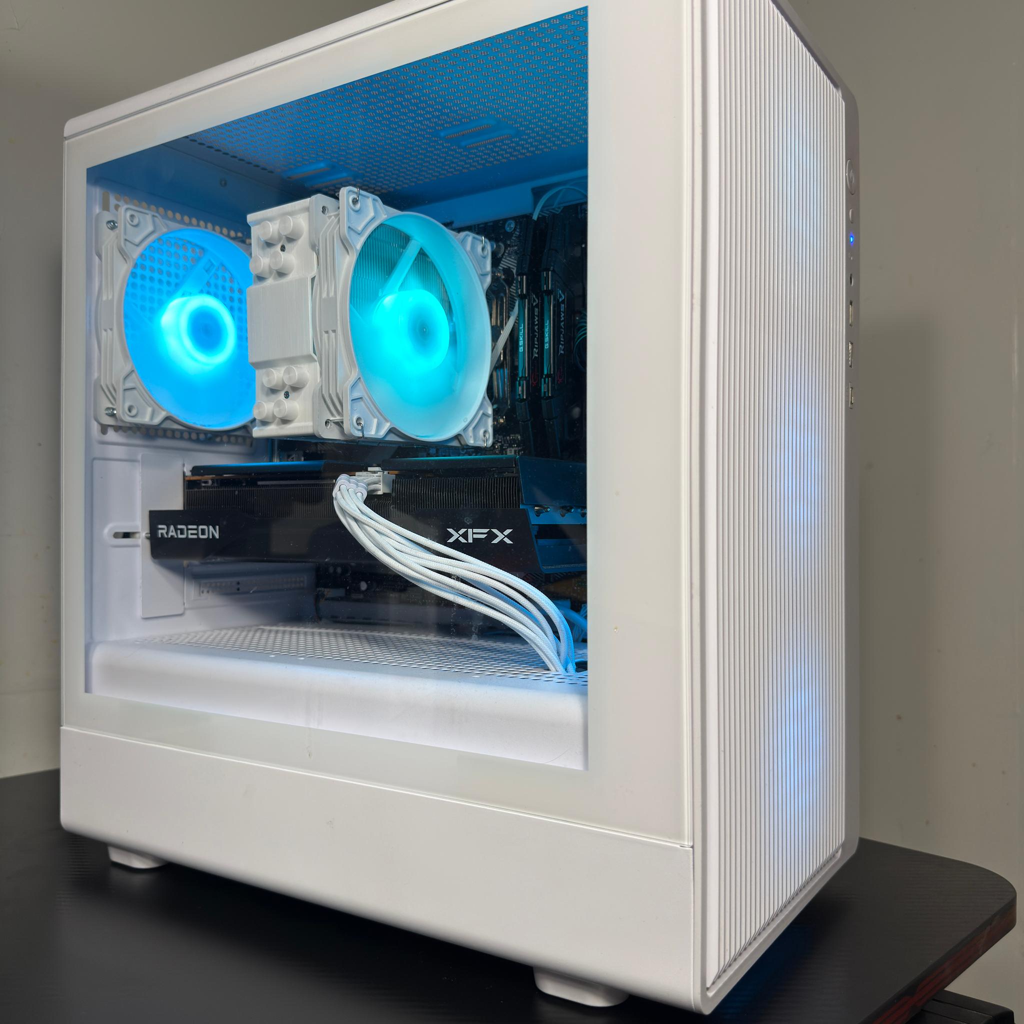 Radeon RX 9060 XT 16GB Custom Gaming PC - Ryzen 7 5700X3D