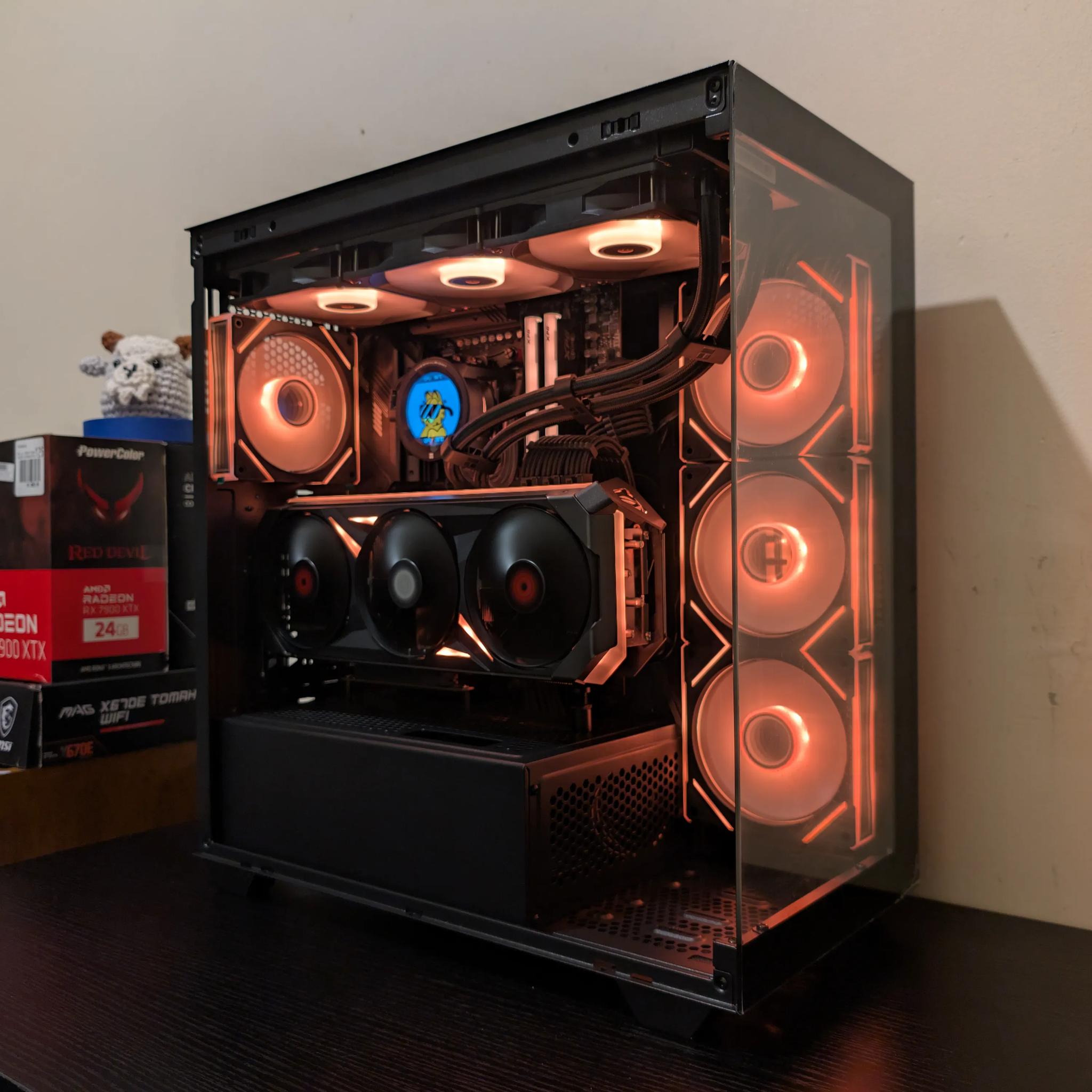 🔥🐈‍⬛ 4K Gaming Beast | RX 7900XTX | Ryzen 9 7900X | 2TB SSD | 32GB RAM | WiFi 6 & Bluetooth 🐈‍⬛🔥