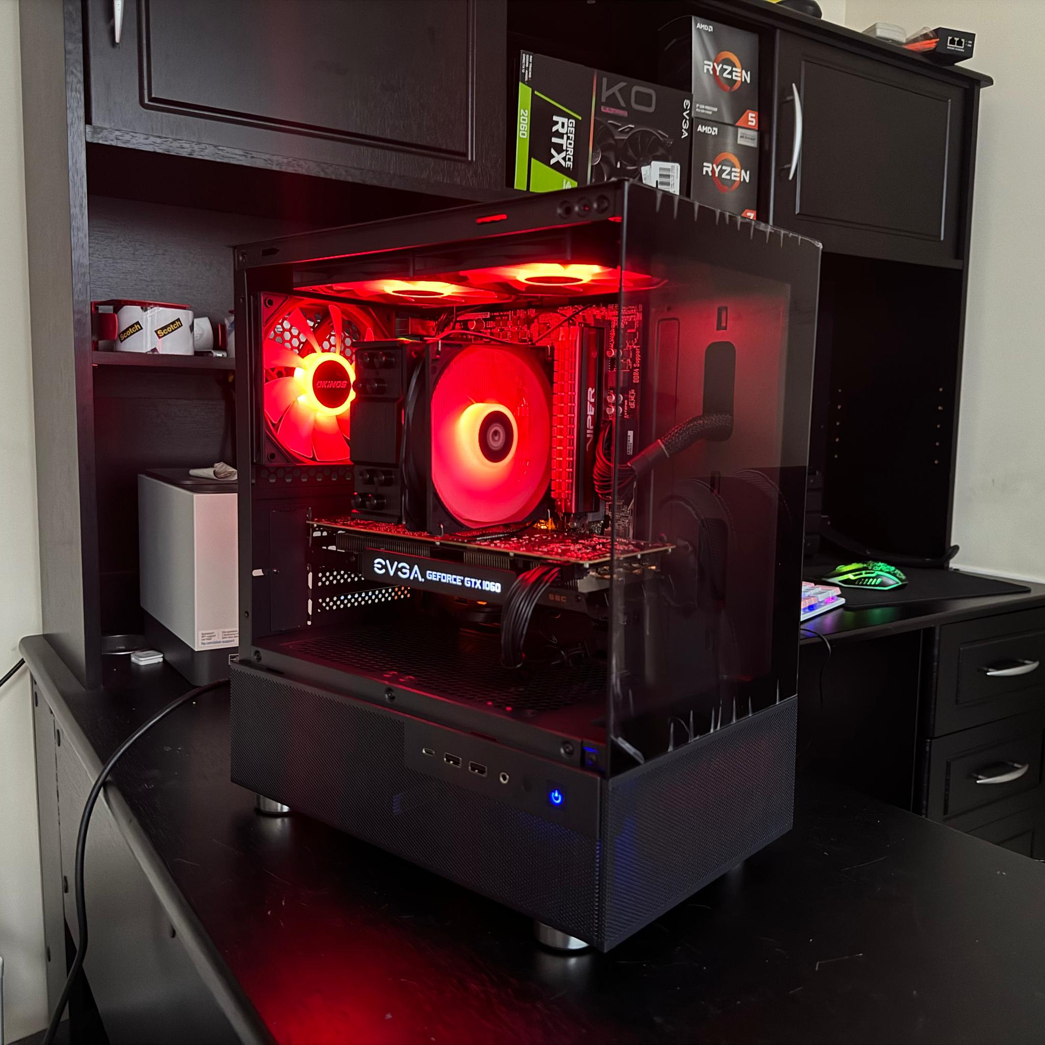 1080P Gaming Pc- Gtx 1060 6gb, Ryzen 5 2600