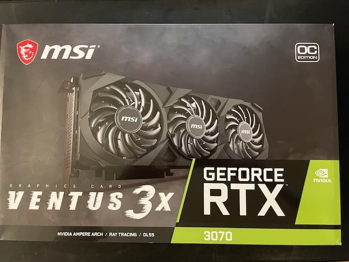 GeForce RTX 3070 VENTUS 3X OC