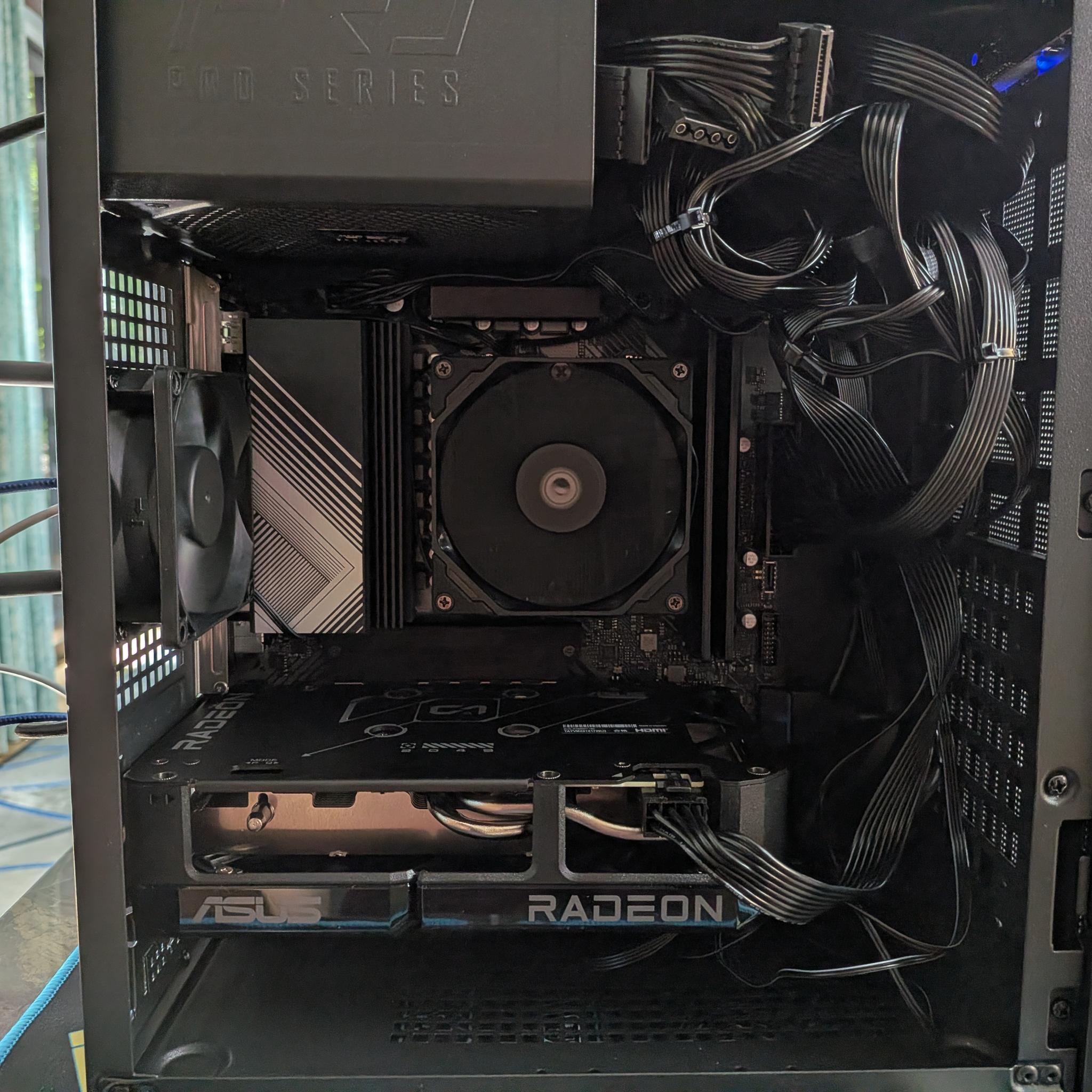 1440p Office Sleeper - RX 9060 XT 16GB, Ryzen 5 7500F, 32 GB DDR5, 2 TB Gen 5 NVME