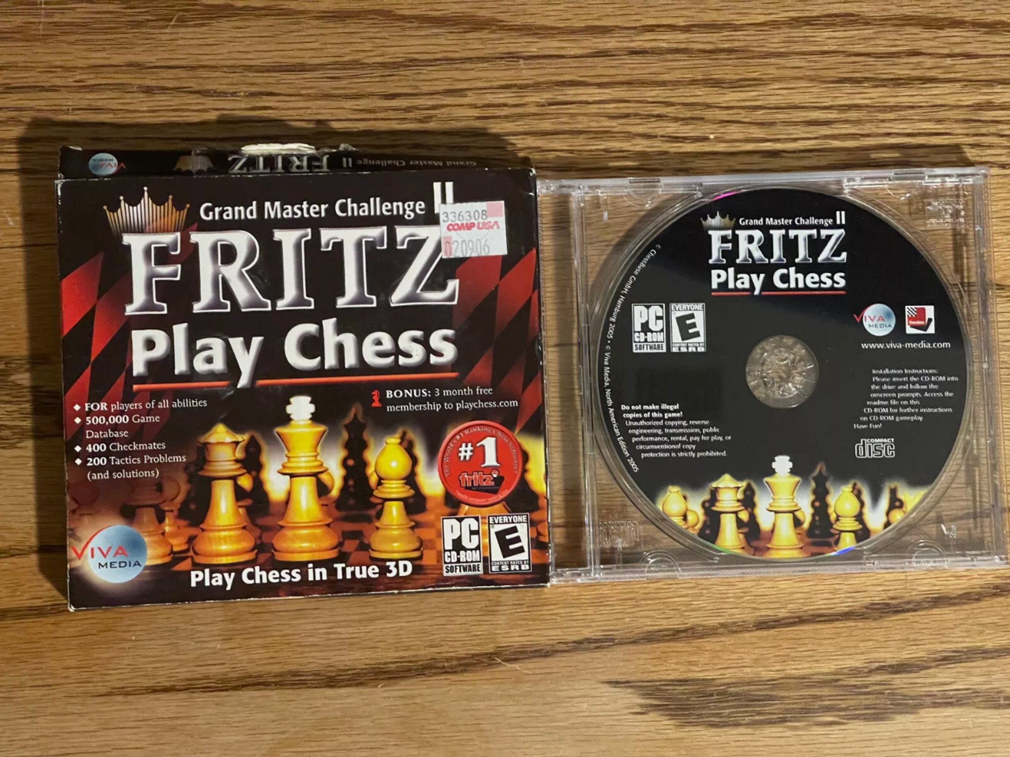 Grand Master Challenge II Fritz Play Chess (PC, 2001)