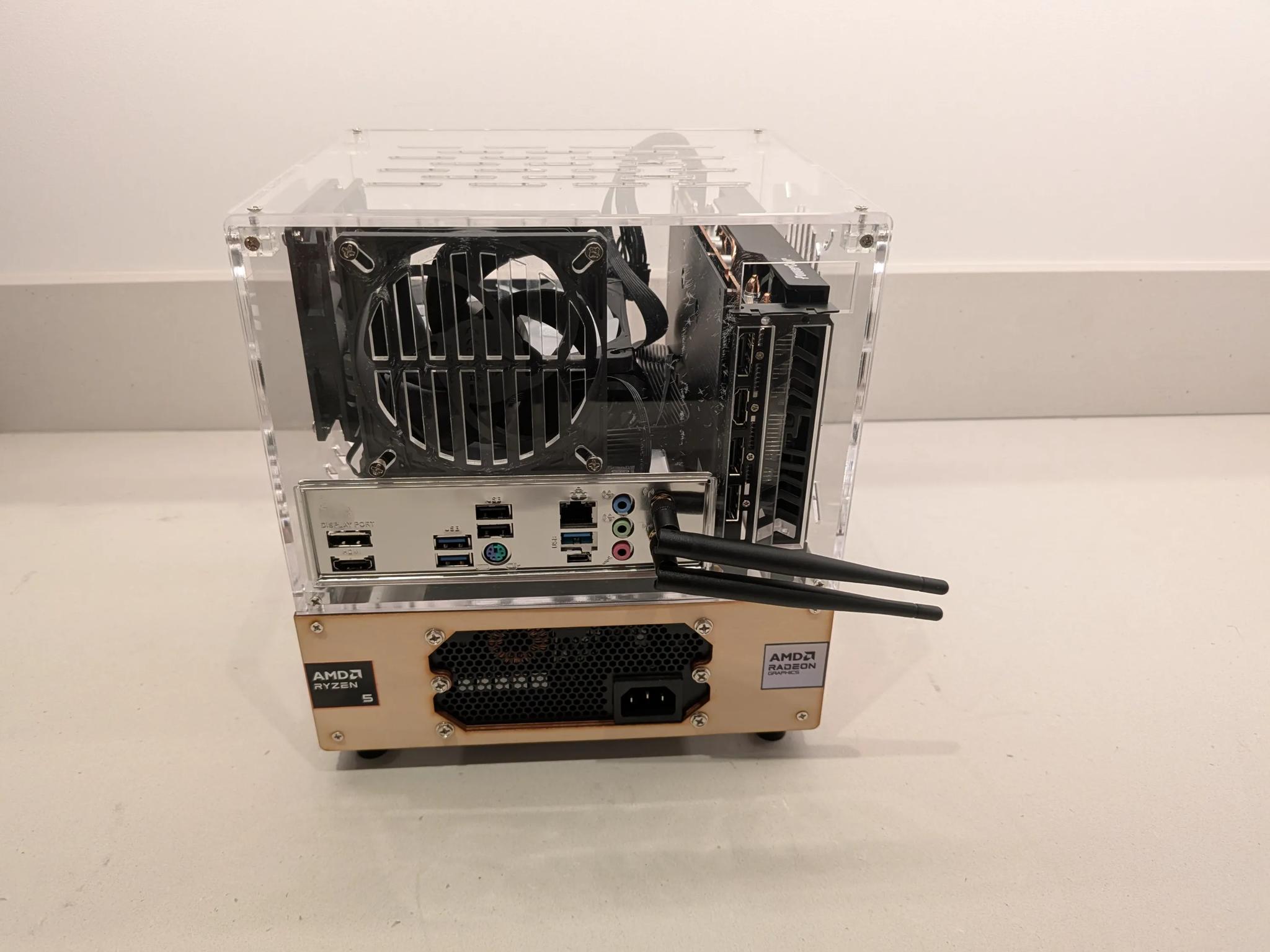 Invisible Man - RX 7600, Ryzen 5 5600, 32 GB RAM, 2 TB Gen 4 NVME, RGB