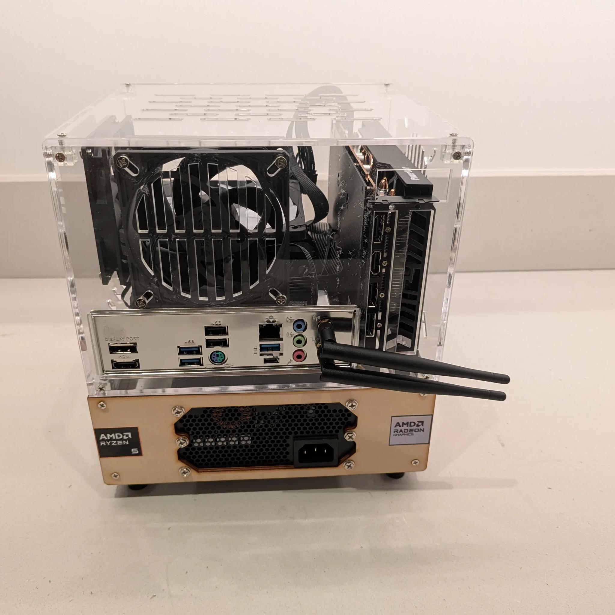 Invisible Man - RX 7600, Ryzen 5 5600, 32 GB RAM, 2 TB Gen 4 NVME, RGB