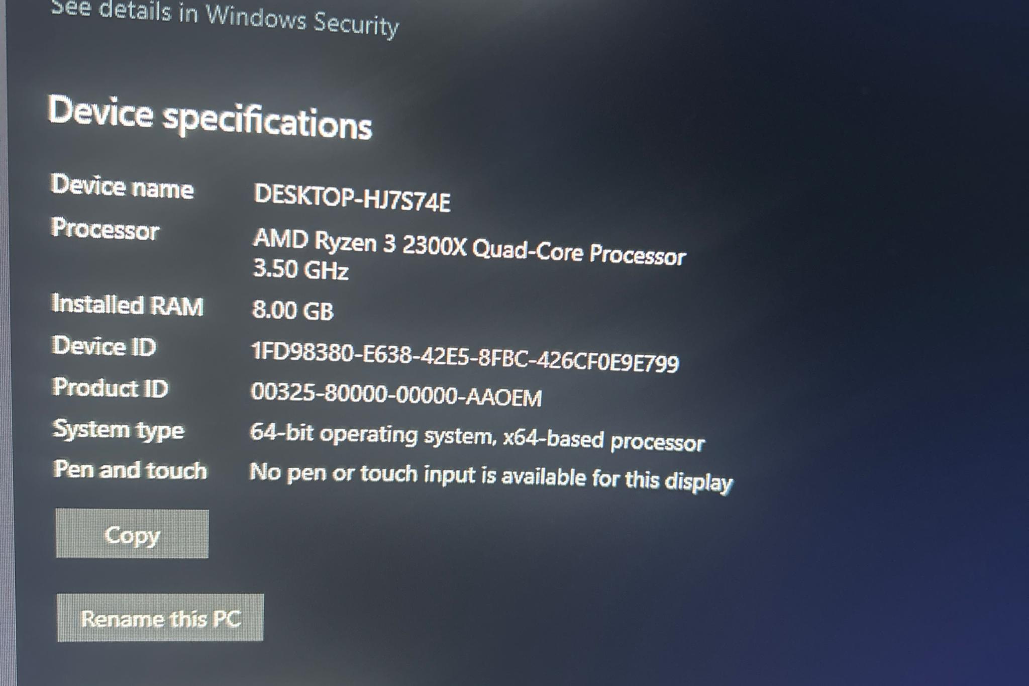 Jaiden’s PC’s