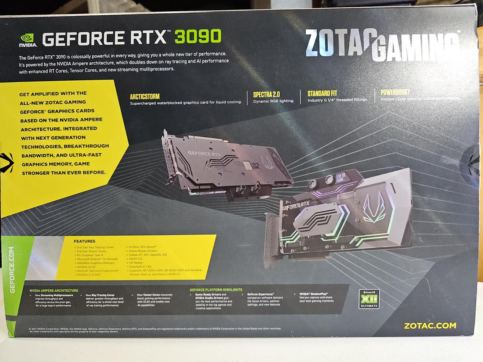Zotac RTX 3090 Arctic Storm