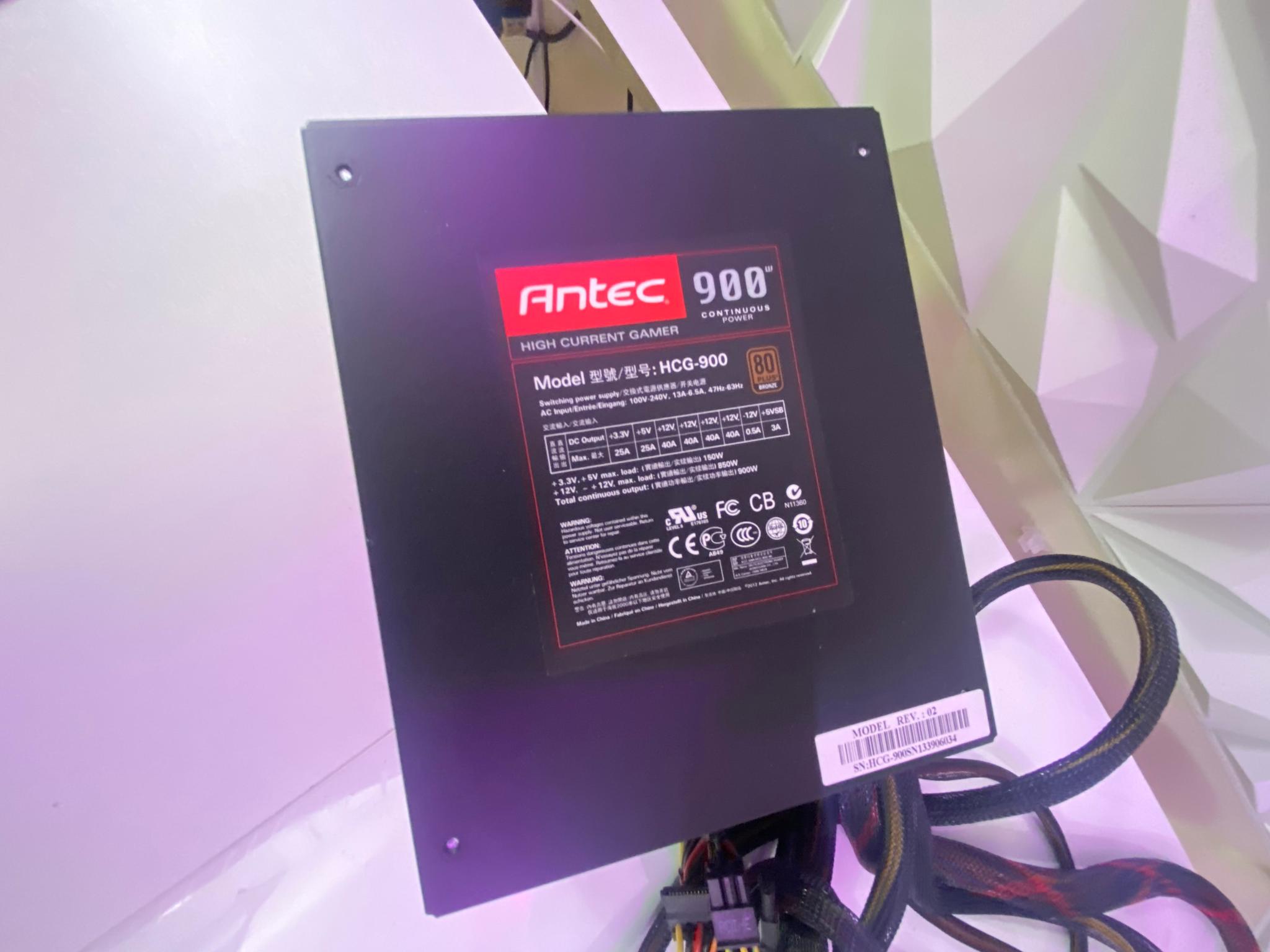Antec 900W 80+ Bronze ATX Power Supply – Good Condition
