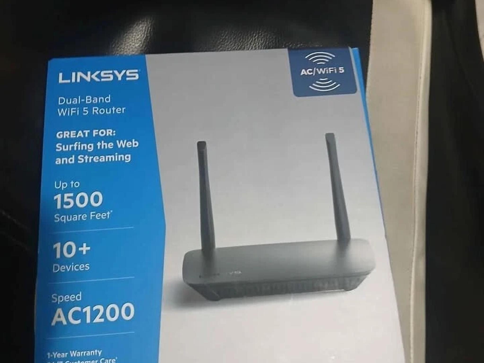 Linksys E5400 Wireless Router Dual-Band AC1200 Wi-Fi 5
