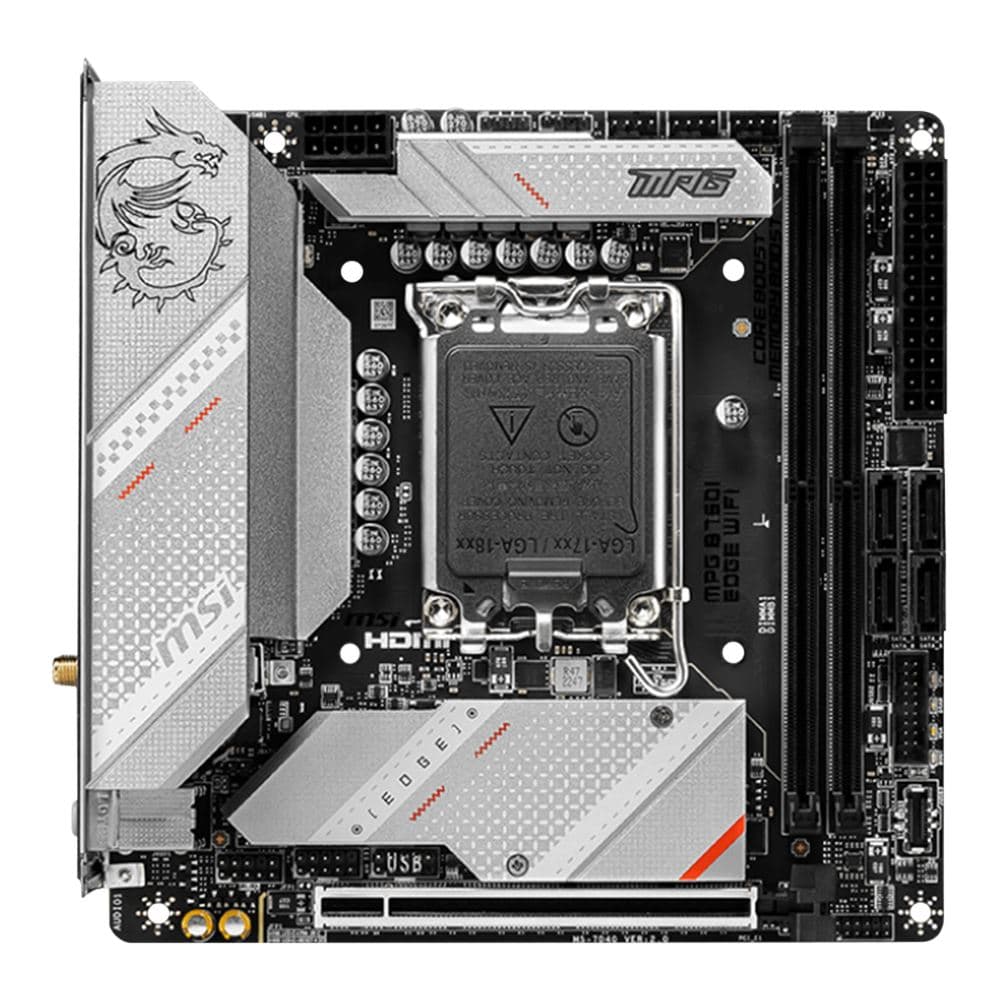 MSI B760I MPG Edge WiFi Intel LGA 1700 Mini-ITX Motherboard