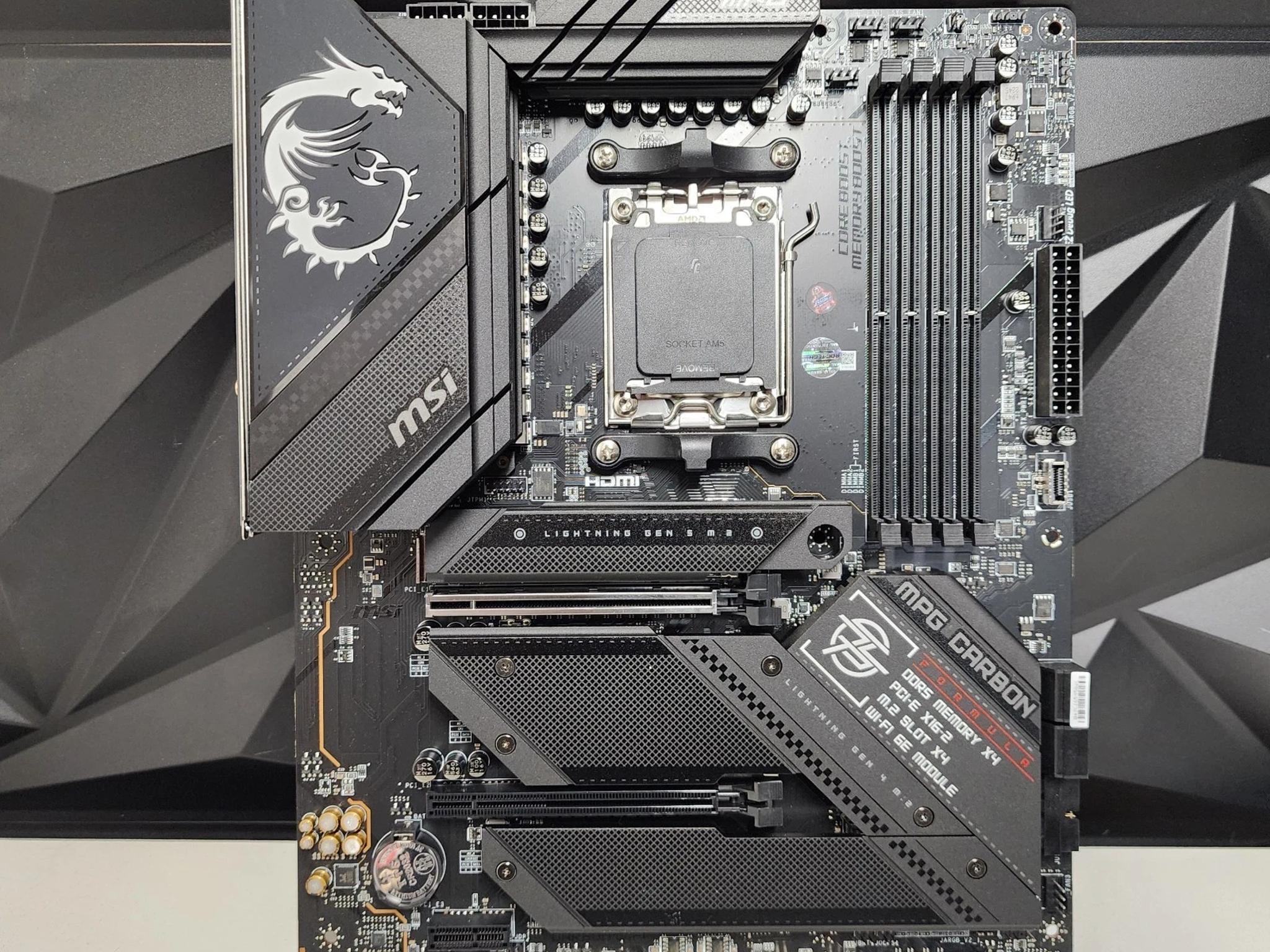 UPDATED BIOS MSI MPG B650 Carbon Wifi AM5 DDR5 ATX Motherboard