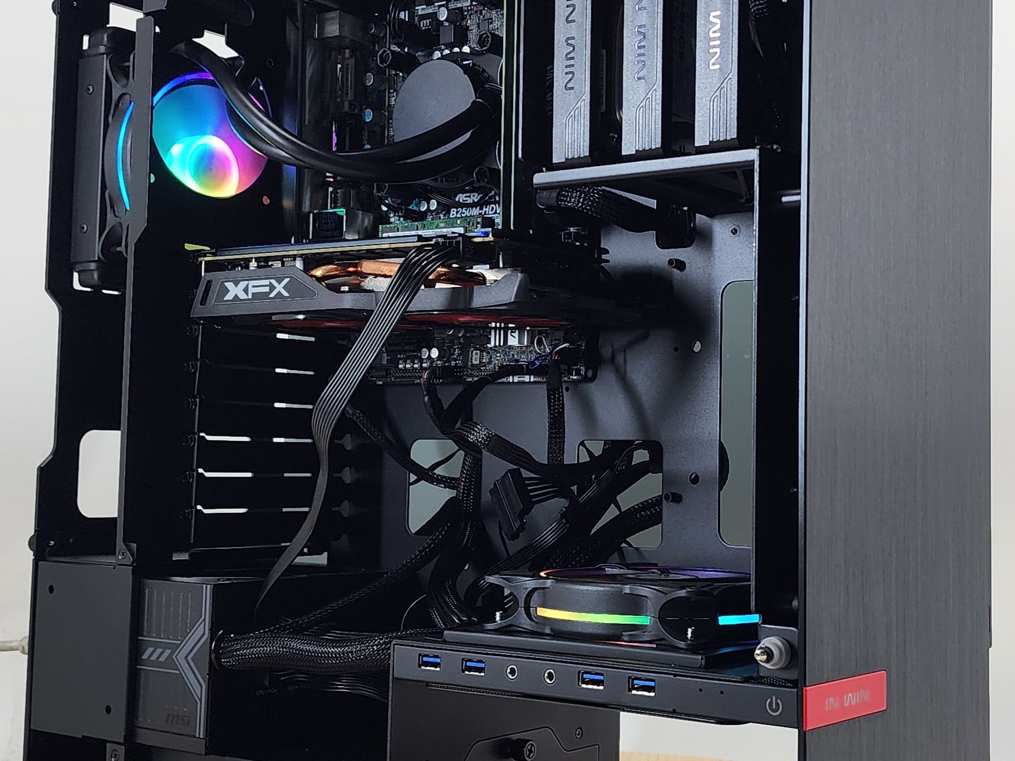 Gaming PC i5-6500 8GB RAM 128GB SSD + 500GB HDD RX 570 8GB Windows 11 Computer