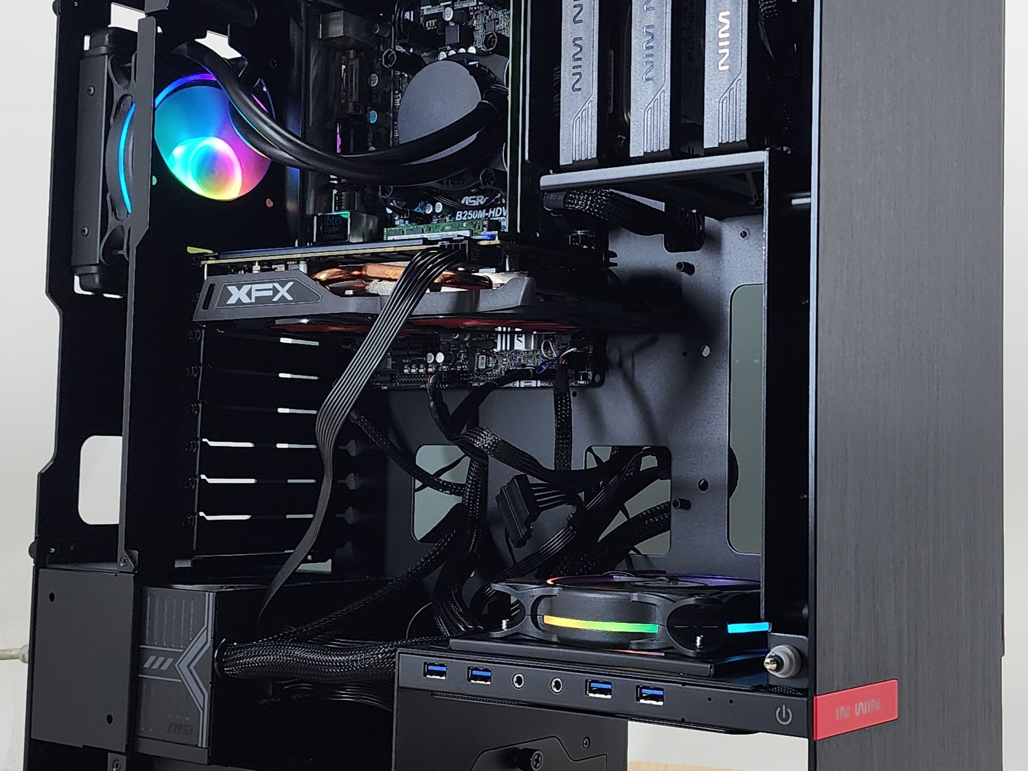 Gaming PC i5-6500 8GB RAM 128GB SSD + 500GB HDD RX 570 8GB Windows 11 Computer