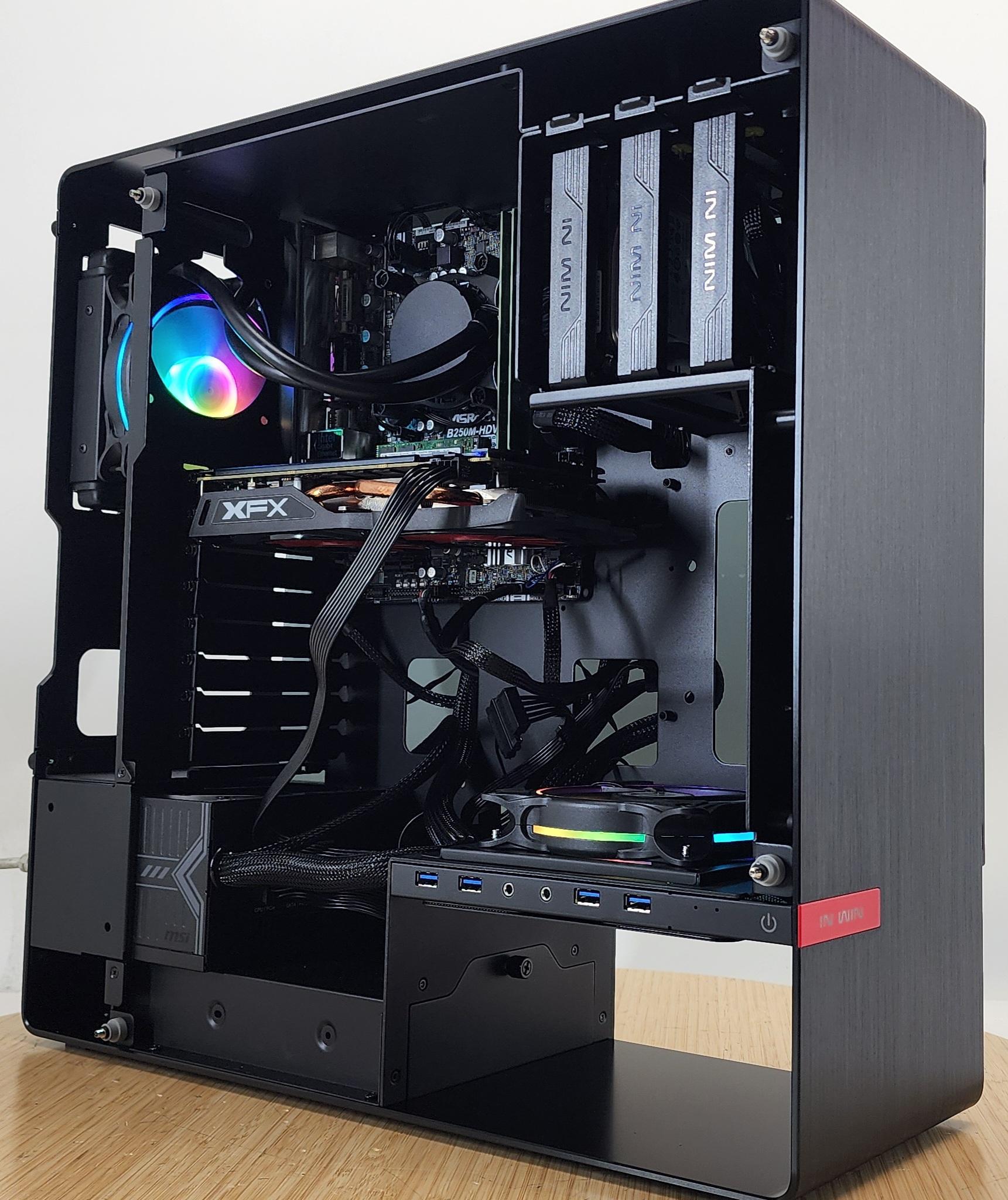 Gaming PC i5-6500 8GB RAM 128GB SSD + 500GB HDD RX 570 8GB Windows 11 Computer