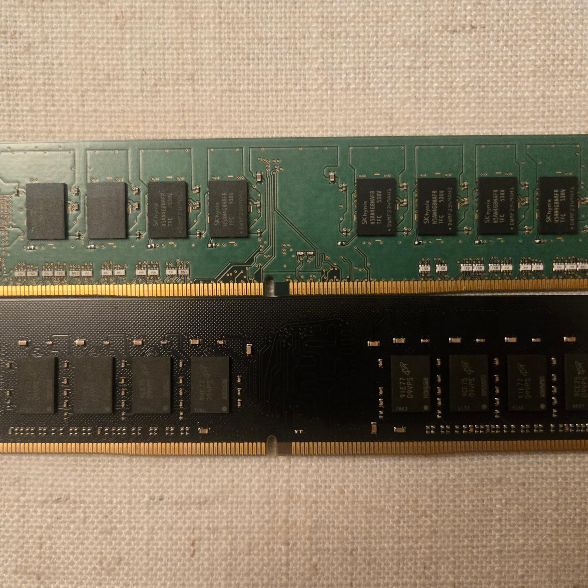 24GB DDR4 (Mixed DIMMs) - Used
