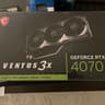 Intel Core i5 13400F, Nvidia MSI RTX 4070 oc, 32GB RAM, 500GB MSI SSD NVMe, Corsair PSU 850W