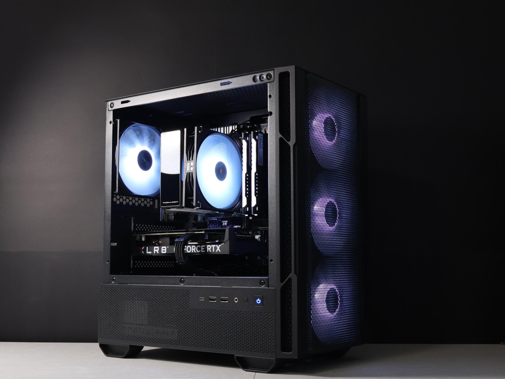 ⚫️BLACKOUT⚫️ Gaming PC | AMD Ryzen 5 3600 | 32GB | RTX 4060 | 1TB SSD | Win11 Home | Wi-Fi