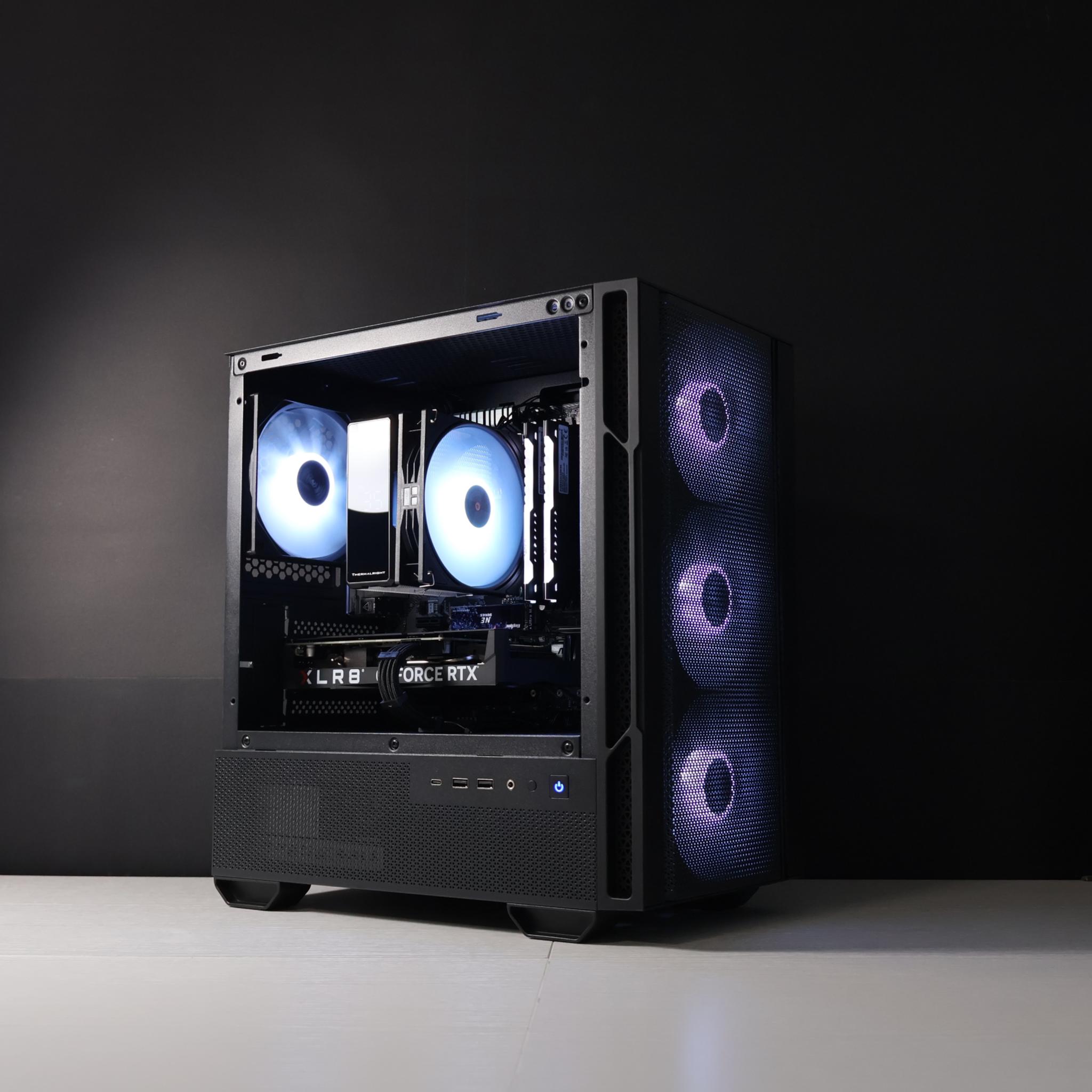 ⚫️BLACKOUT⚫️ Gaming PC | AMD Ryzen 5 3600 | 32GB | RTX 4060 | 1TB SSD | Win11 Home | Wi-Fi