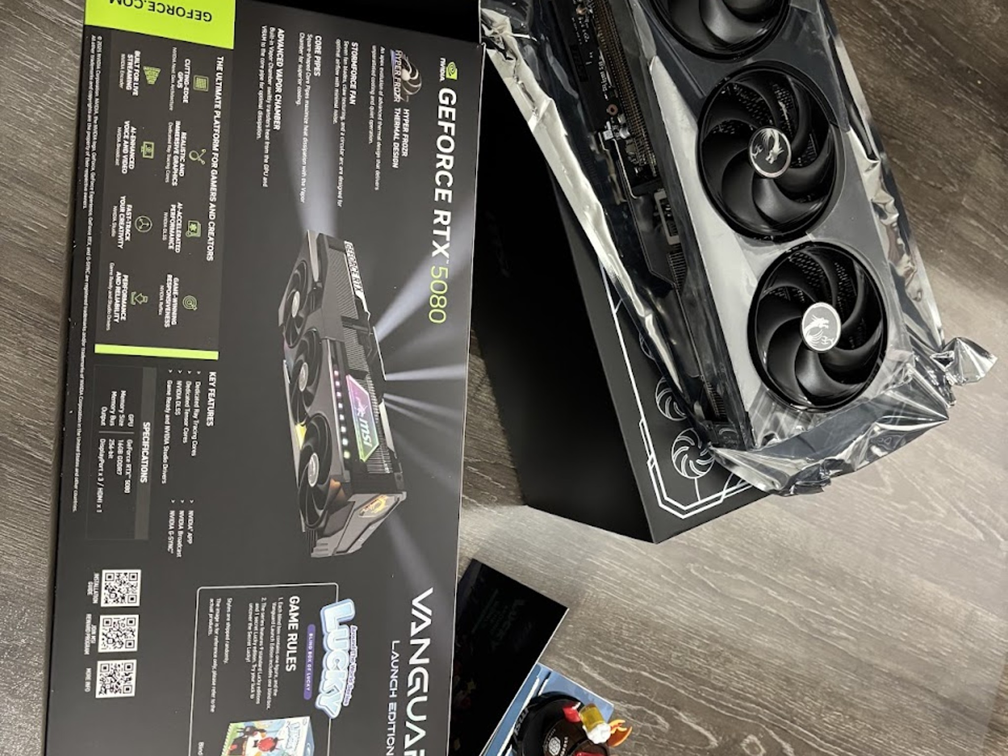 RTX 5080 MSI Vanguard SOC Launch Edition