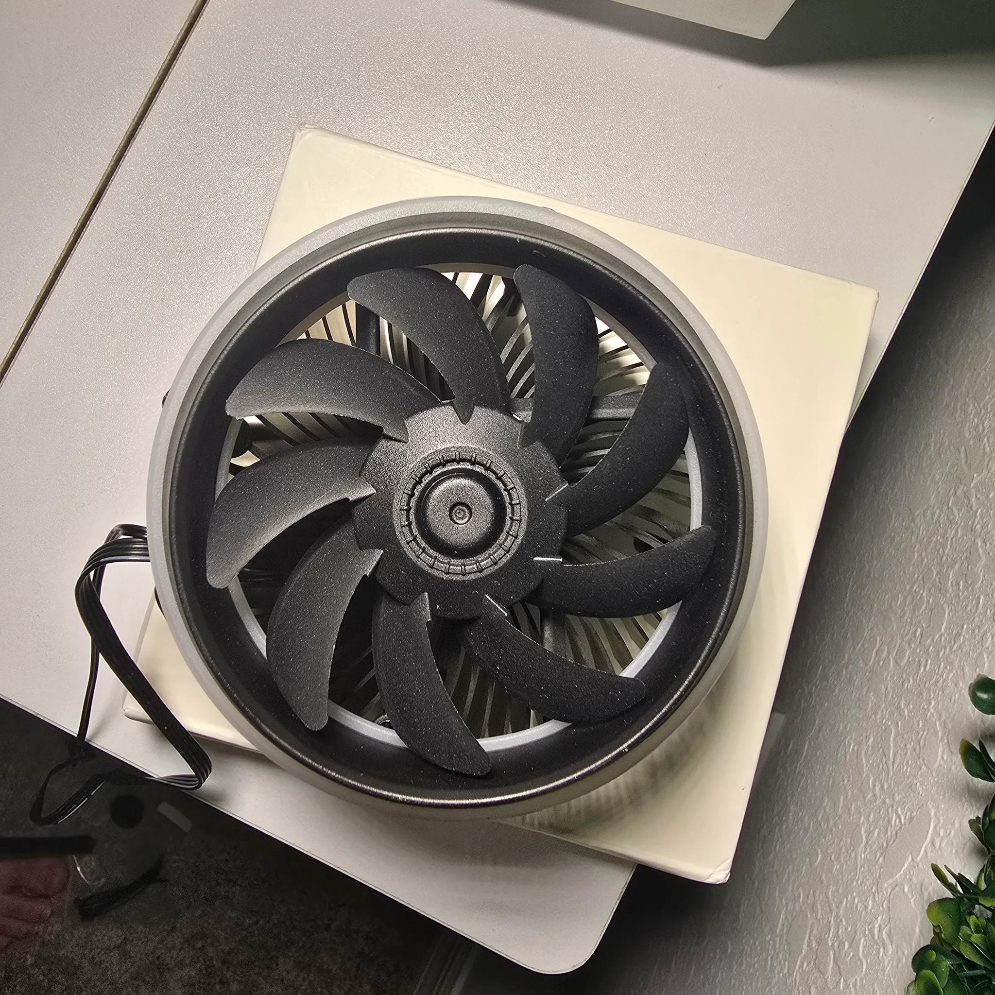 Vetroo shadow low profile 90mm argb cpu cooler