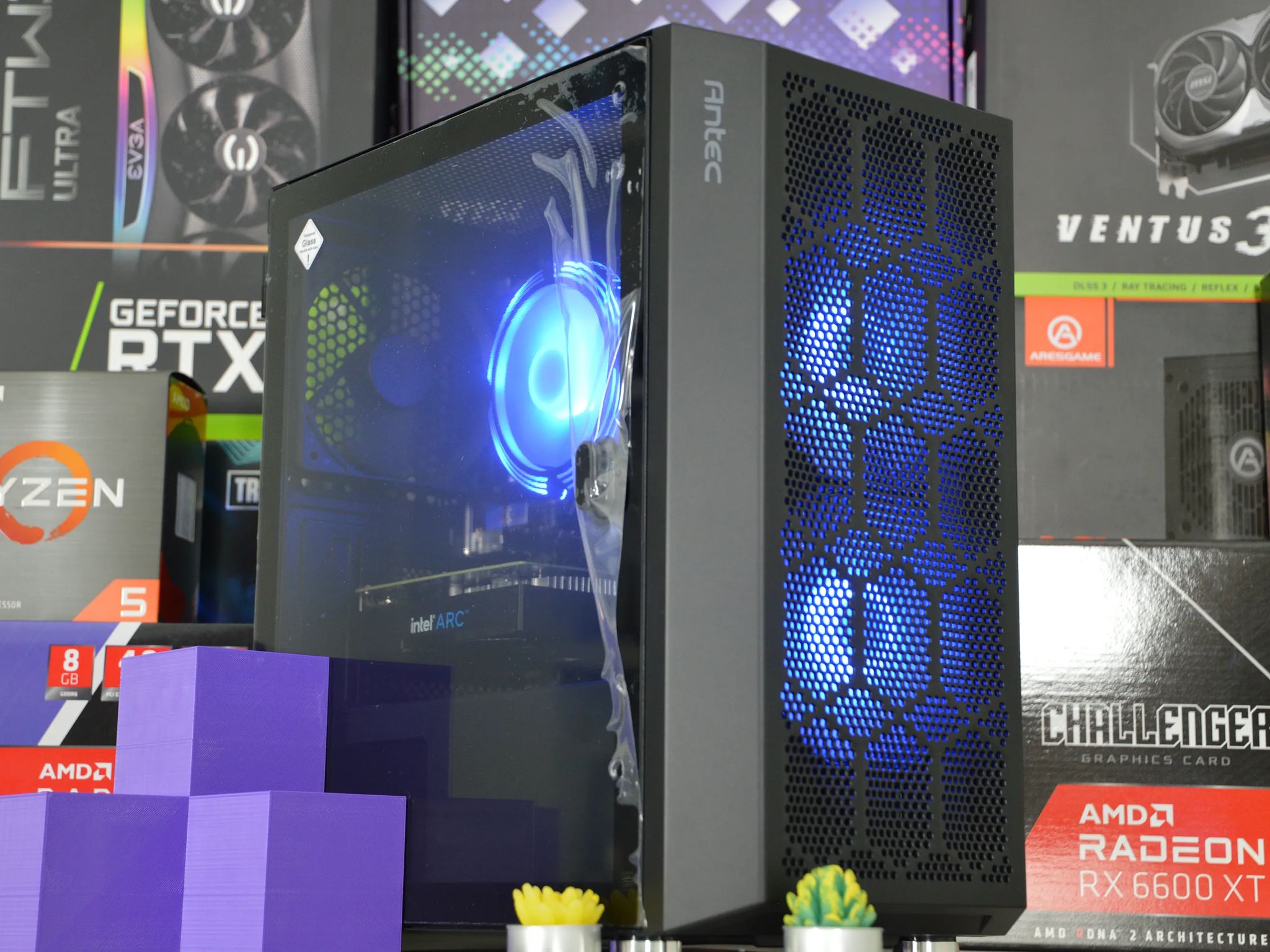 ⚡⚡ | ARC A380 6GB | RYZEN 5 3600 | 16GB DDR4 RAM | 1TB NVME SSD | Electric Arc |