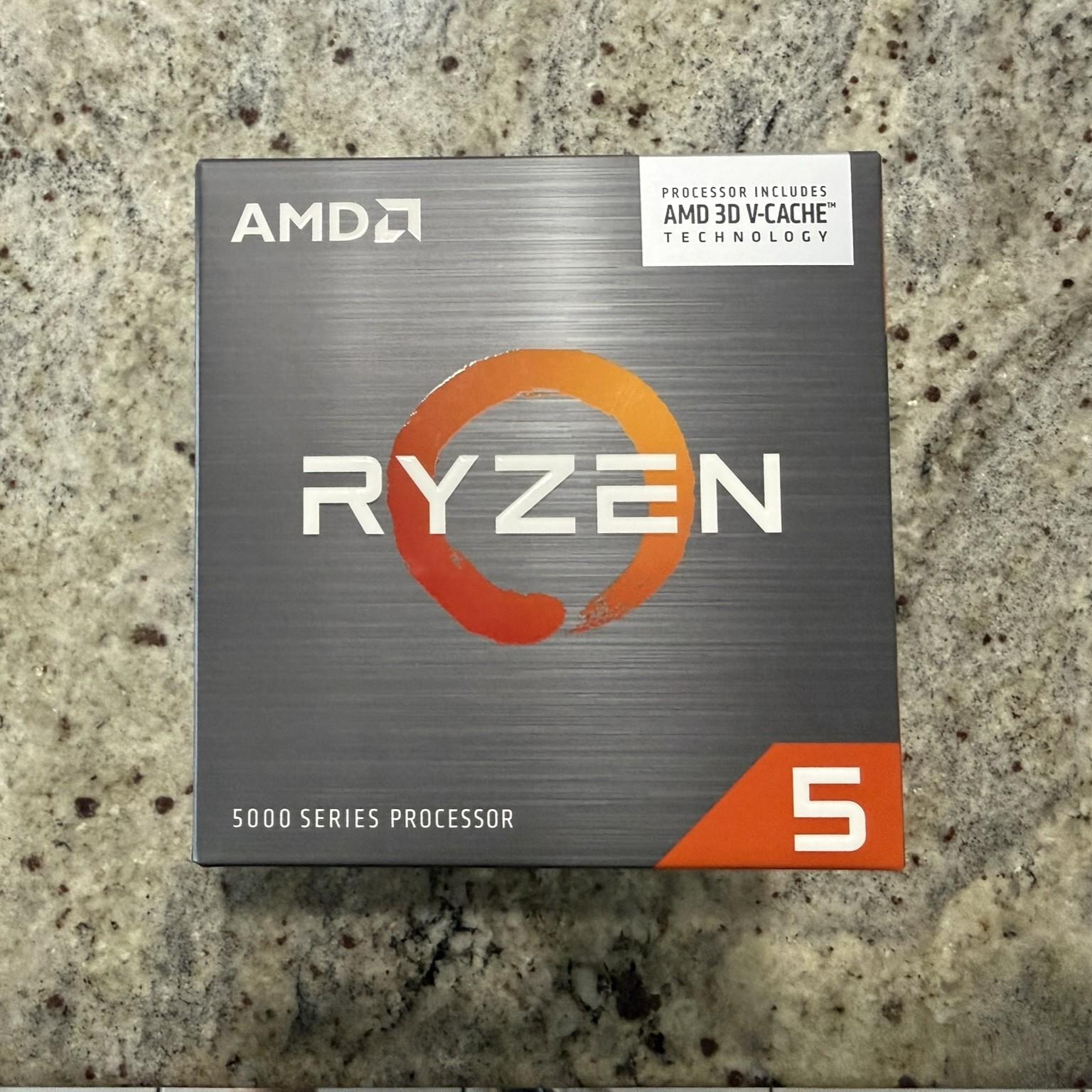 *NEW | SEALED* AMD Ryzen 5 5600X3D 3D V-Cache 6-Core 12-Threads AM4 CPU