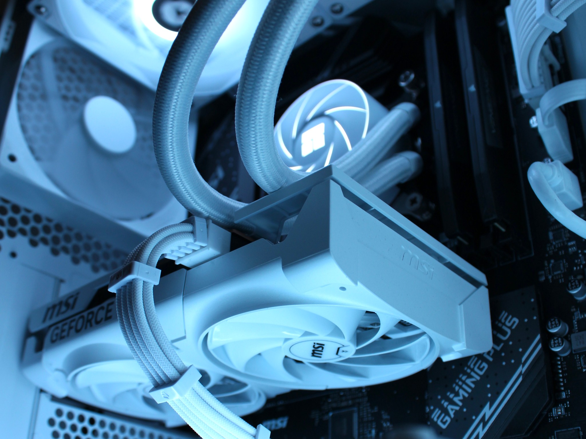 WHITE CUSTOM GAMING PC | RTX 5060 🎮 | 32GB RAM DDR5 ⚡️| Intel Core i5-12400F 🧠 |