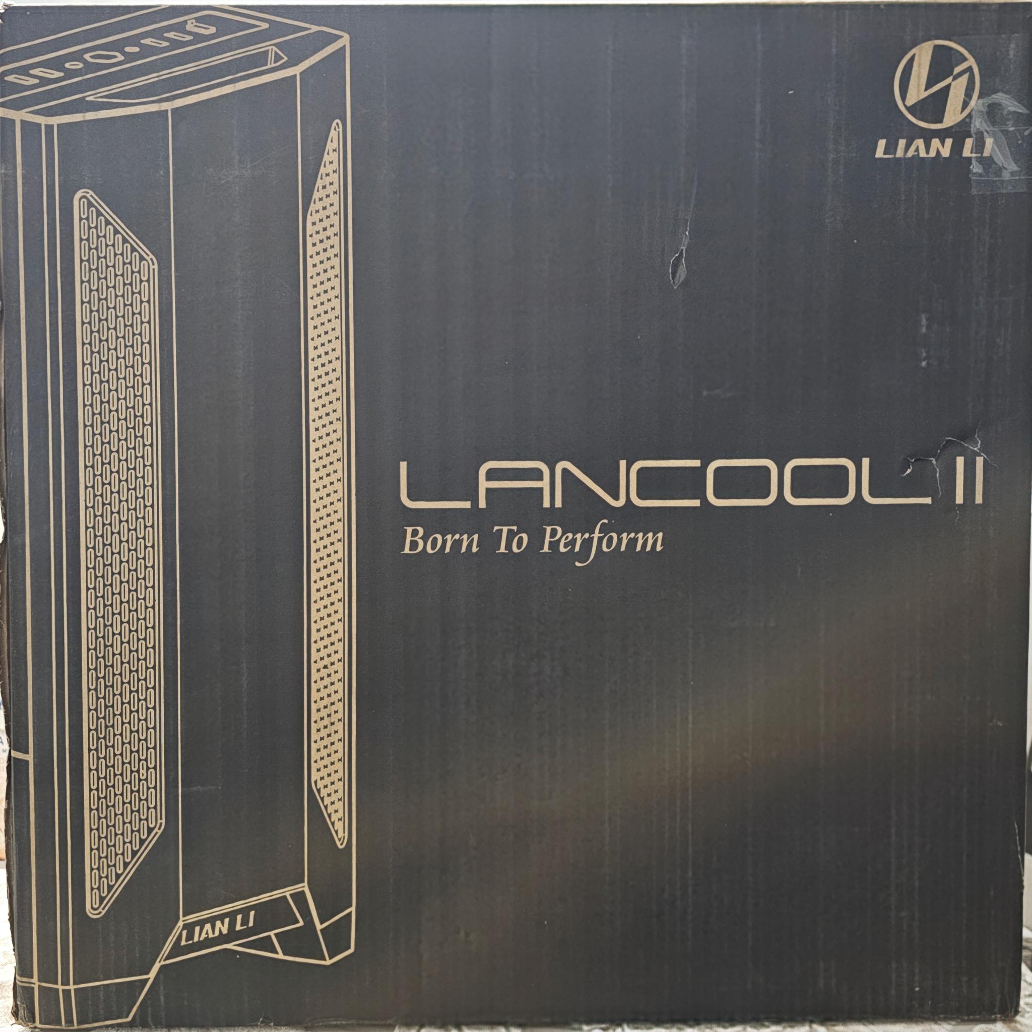LIAN LI LANCOOL 2 WHITE Tempered Glass ATX Case -White Color -LANCOOL II -W