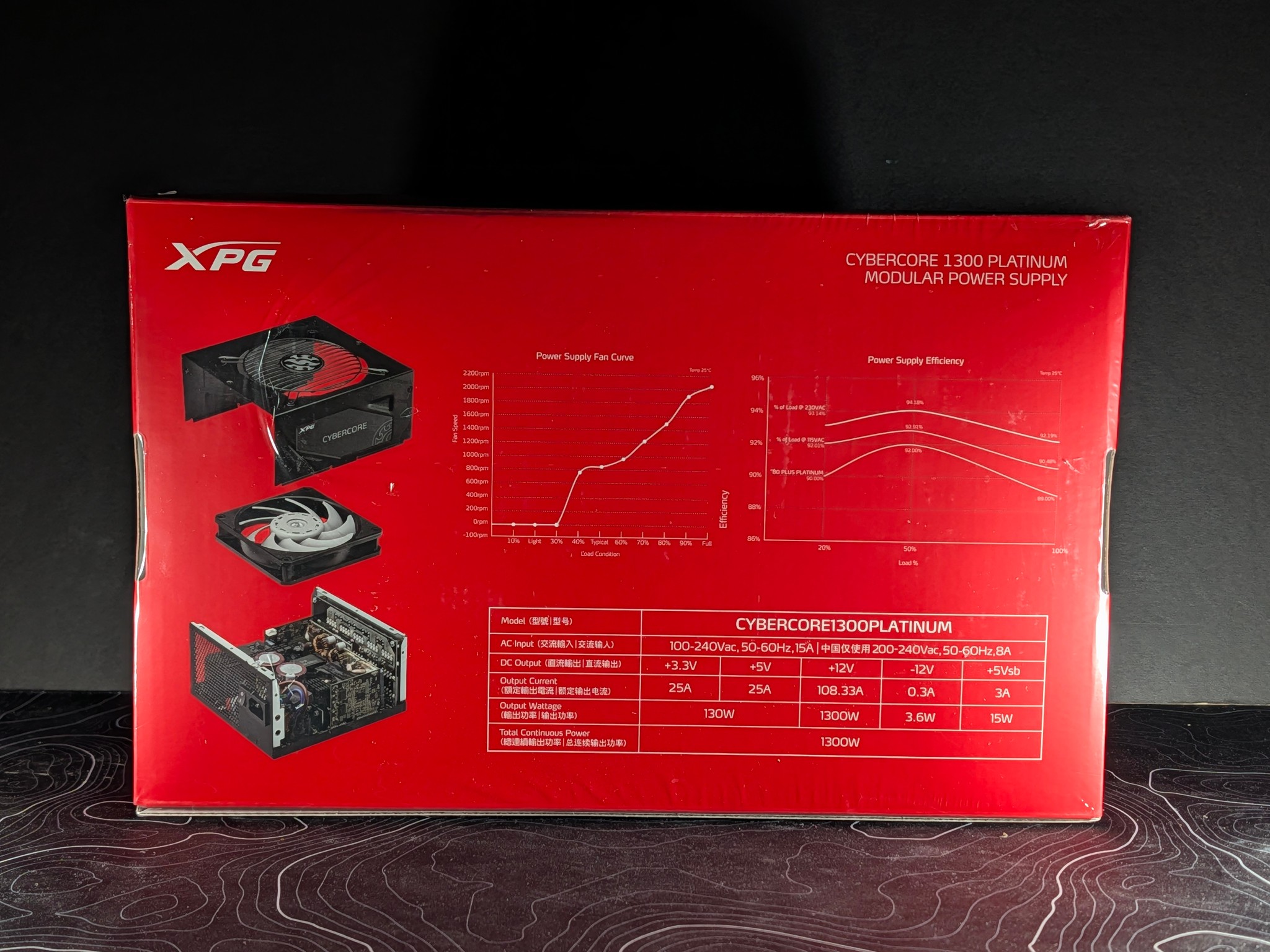 ADATA XPG CYBERCORE 1300W 80+ Platinum Modular Power Supply