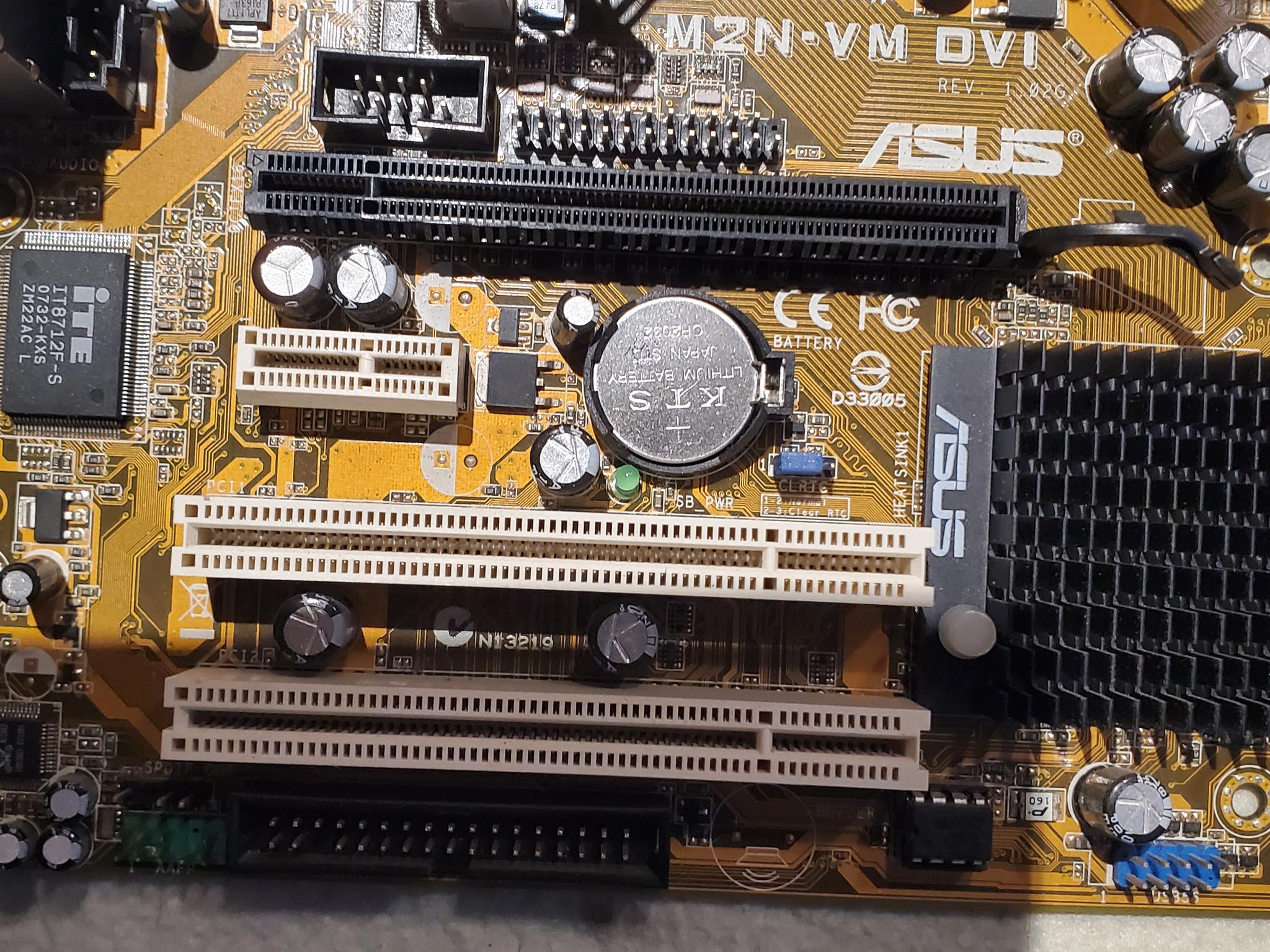 Asus M2N-VM DVI Motherboard | AMD Athlon x2 6000+ | 4GB Ram | Heatsink | I/O Shield |
