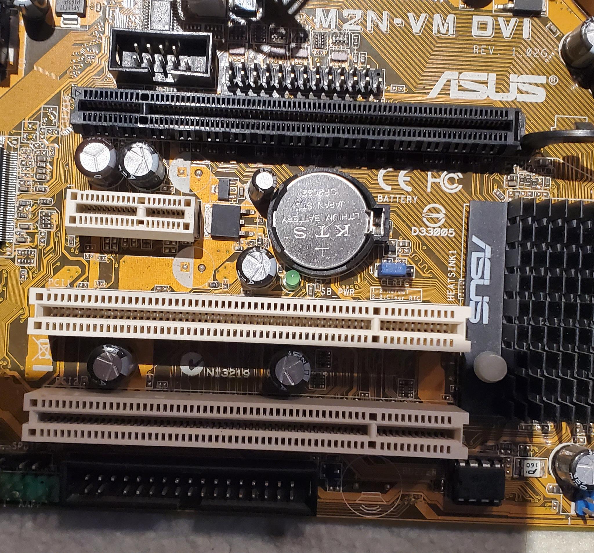 Asus M2N-VM DVI Motherboard | AMD Athlon x2 6000+ | 4GB Ram | Heatsink | I/O Shield |