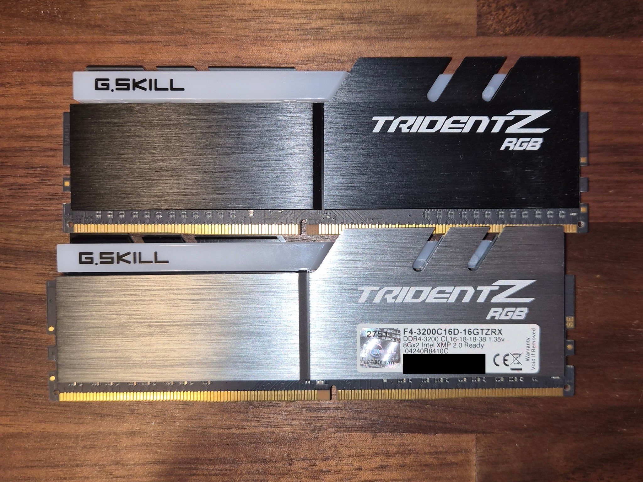 G.Skill Trident Z RGB 16GB (2x8GB) DDR4-3200 CL16