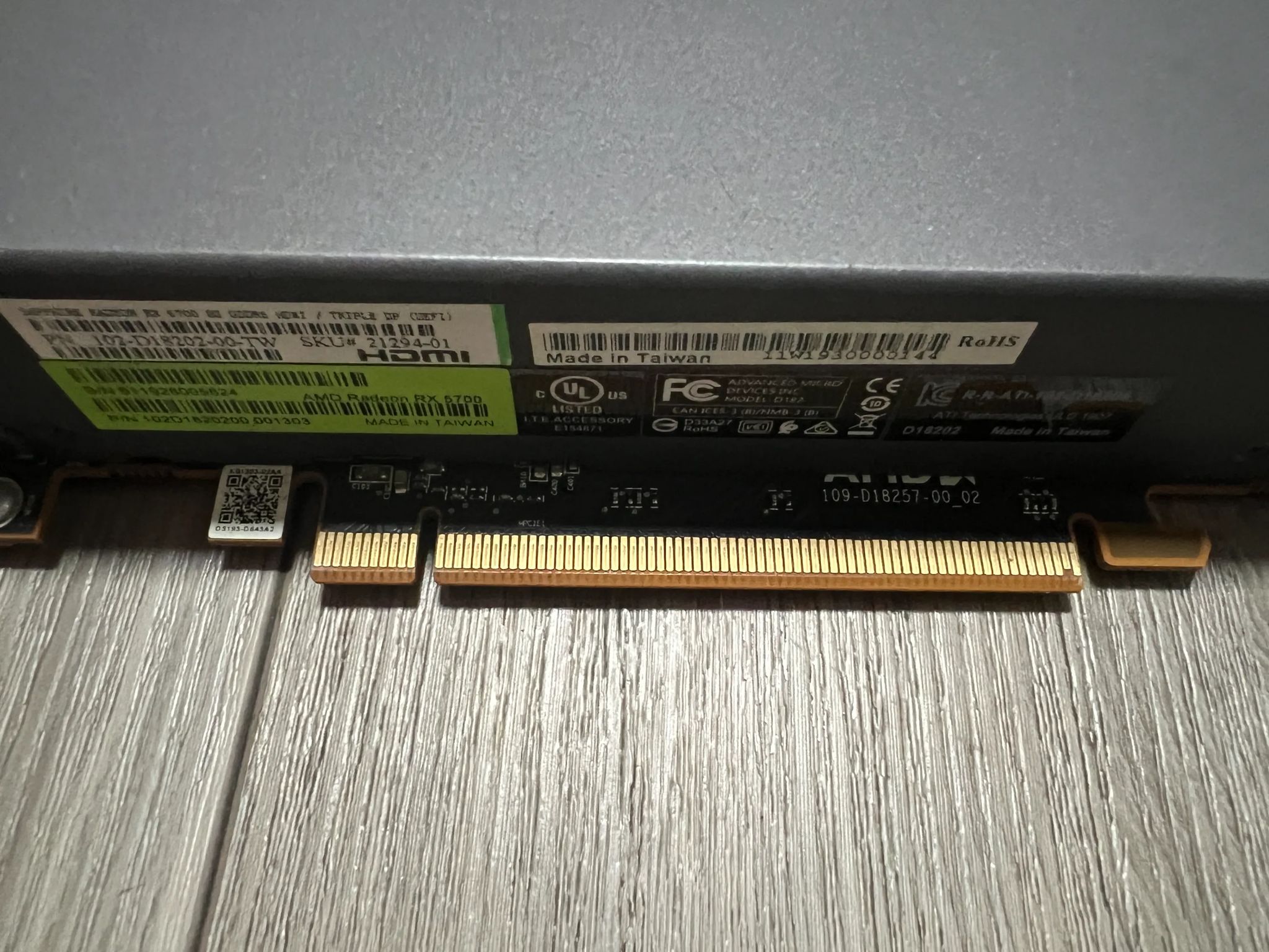 AMD Radeon RX 5700 8GB (AS-IS)