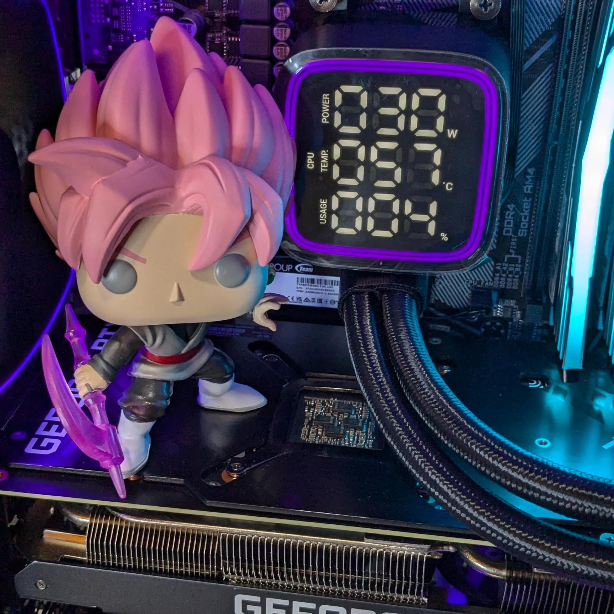⚫️Goku Black⚫️1440P Beast⚫️RTX 3070TI⚫️Ryzen 7 5800X⚫️32GB Warhawk RAM⚫️1TB NVMe M.2 SSD⚫️Windows 11