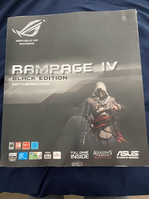Used Asus Rampage IV Black Edition, the best of X79 Motherboards