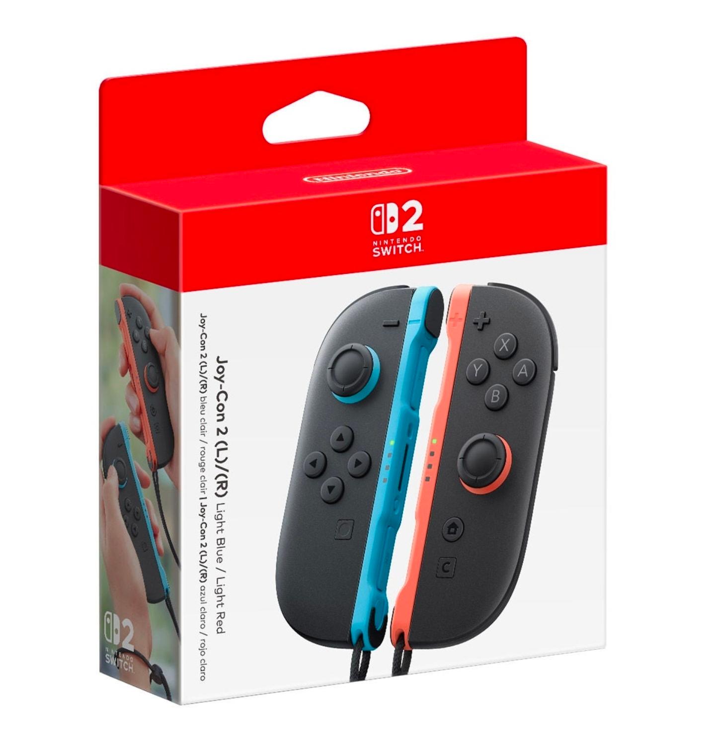 Nintendo Switch 2 Joycon Neon Red/Bluetooth NEW