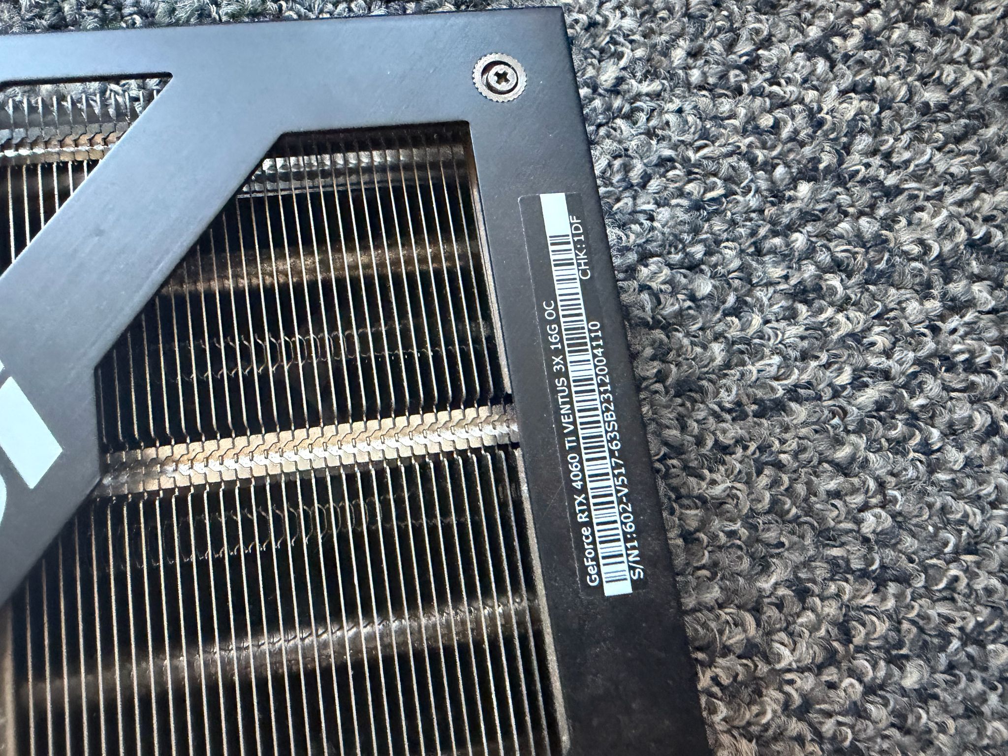 MSI VENTUS 3X OC GeForce RTX 4060 Ti