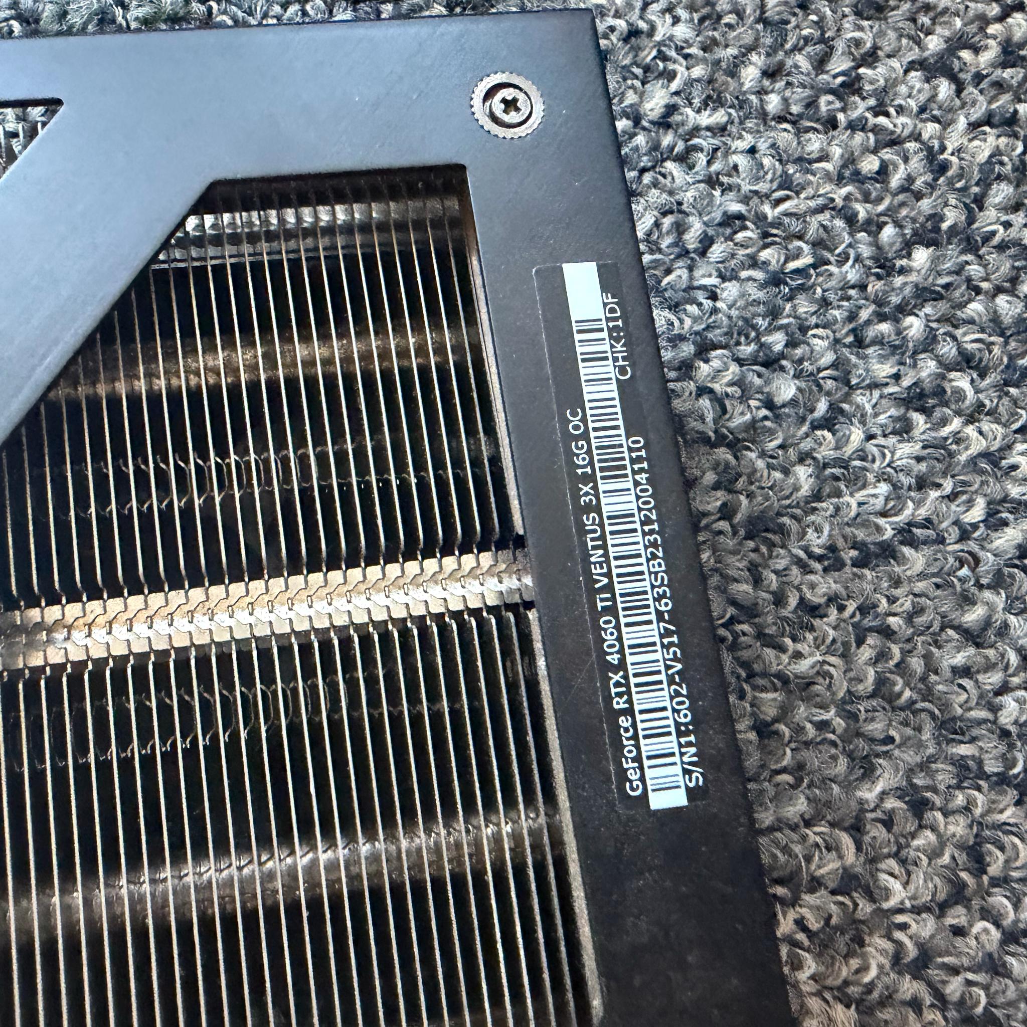 MSI VENTUS 3X OC GeForce RTX 4060 Ti