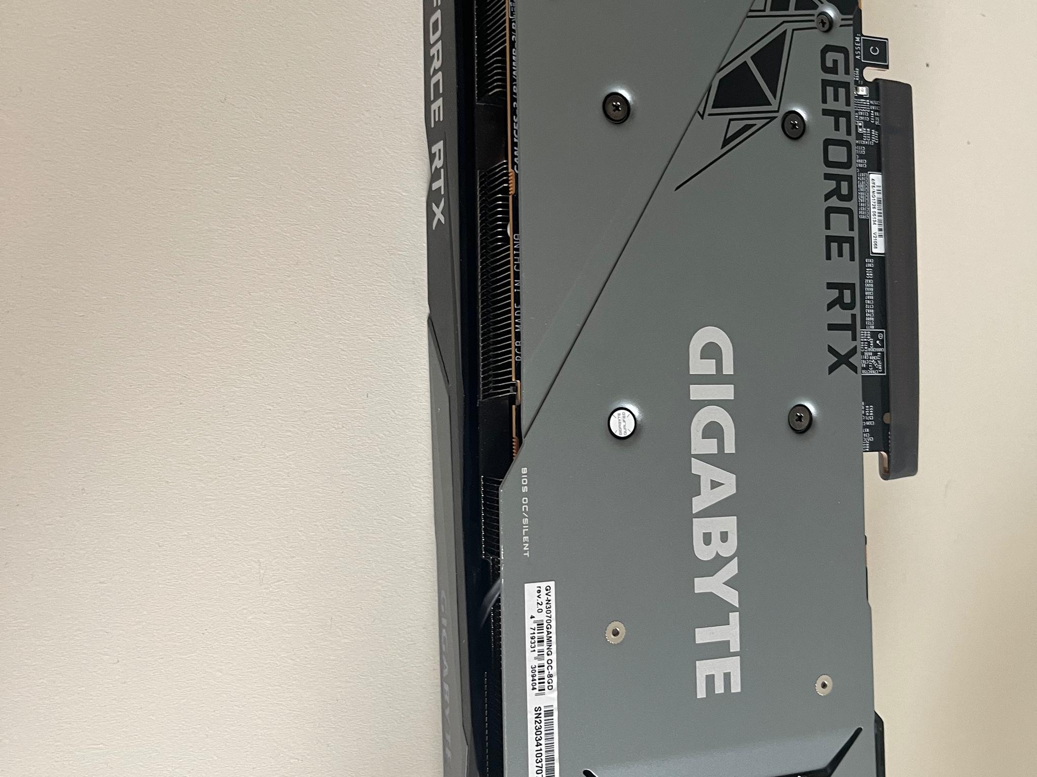 GIGABYTE RTX 3070 8GB